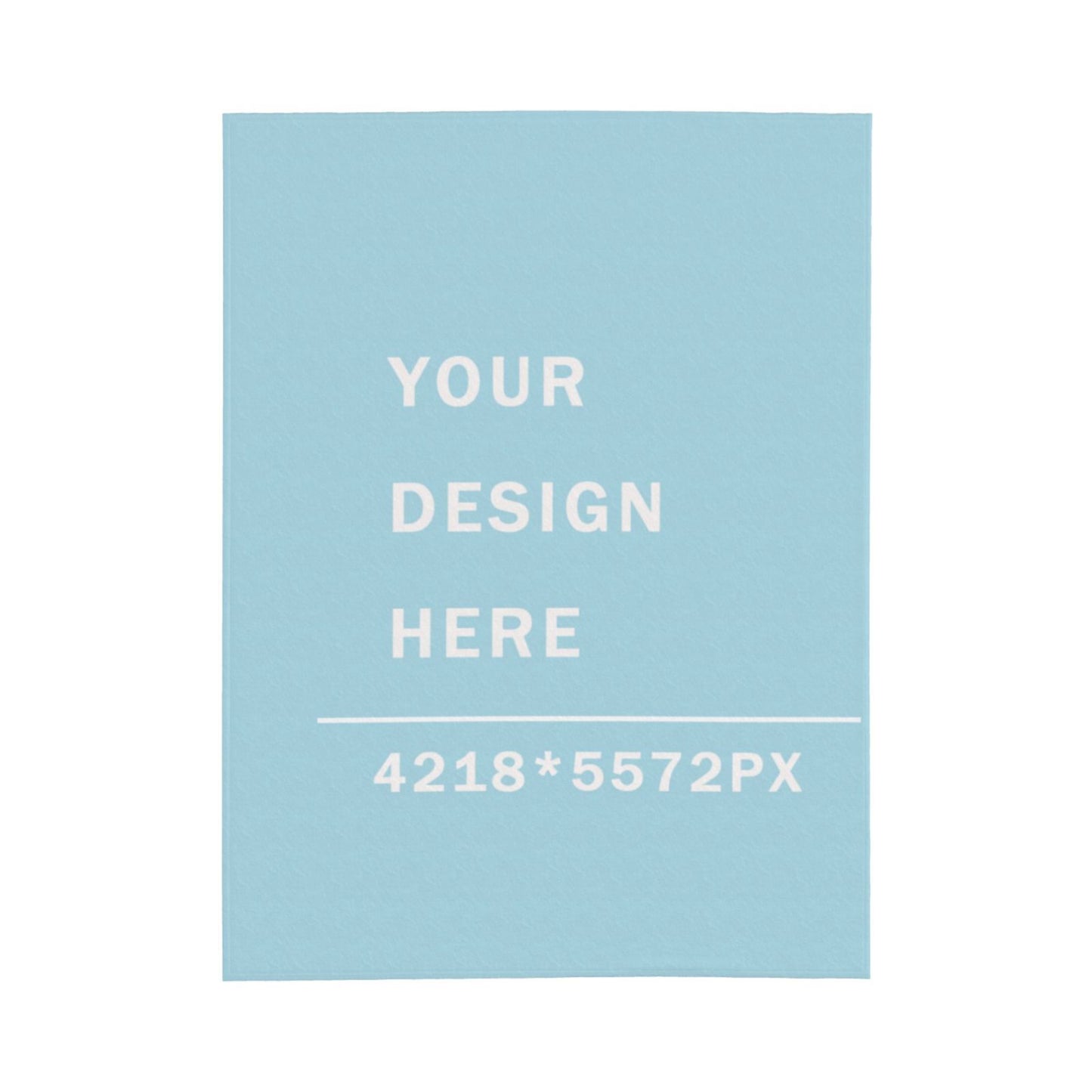 Custom 280g Soft Flannel Blanket(vertical styles)-POD