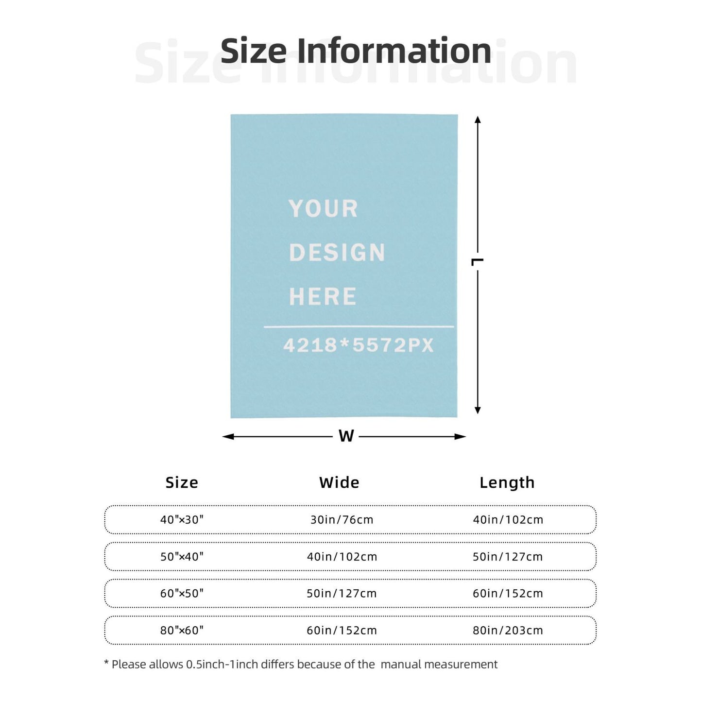Custom 280g Soft Flannel Blanket(vertical styles)-POD