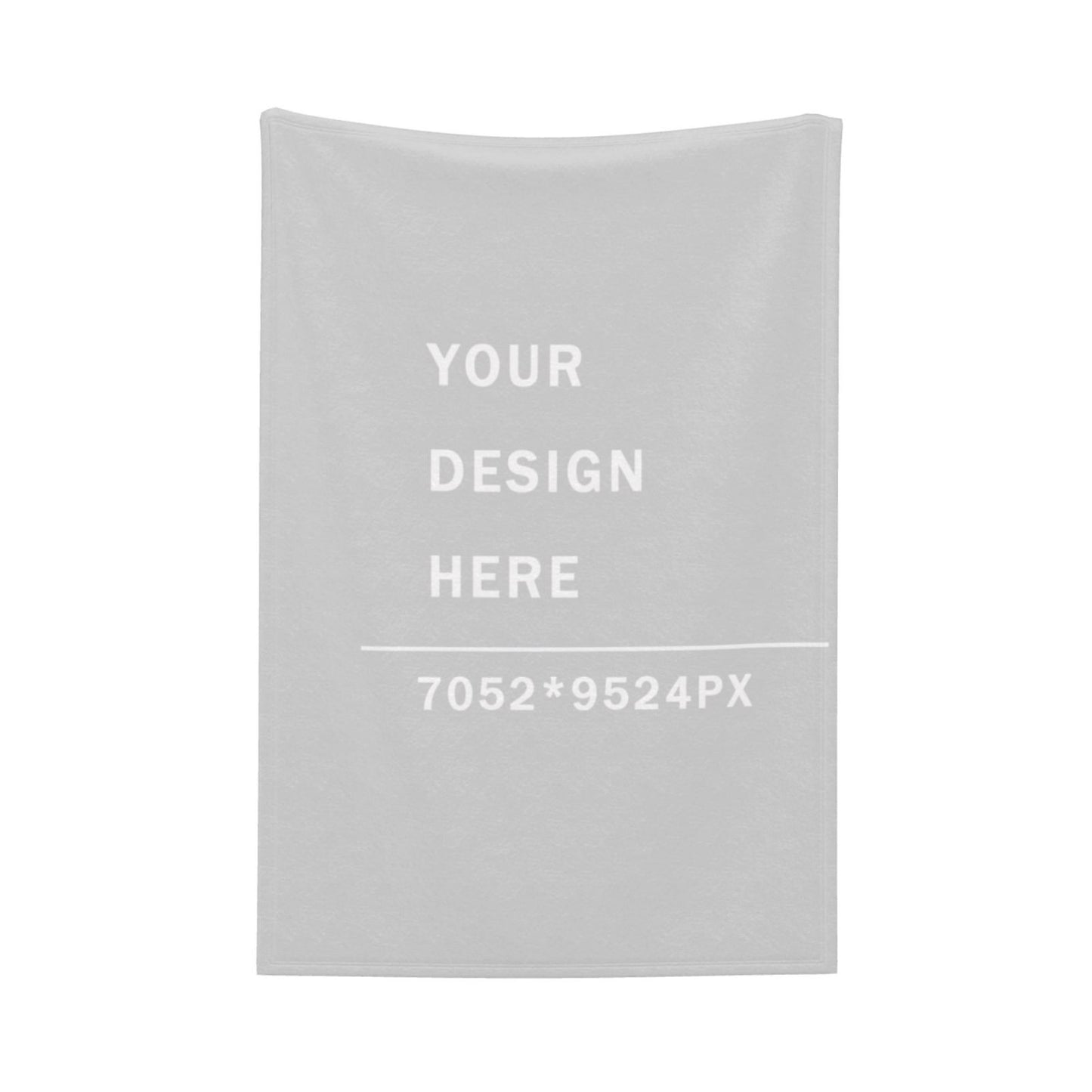 Custom Flannel Blanket -66×90in (vertical styles)-POD