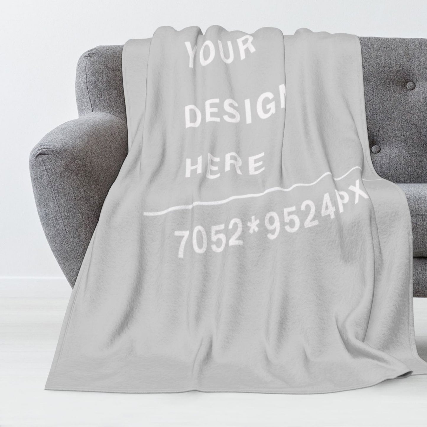 Custom Flannel Blanket -66×90in (vertical styles)-POD