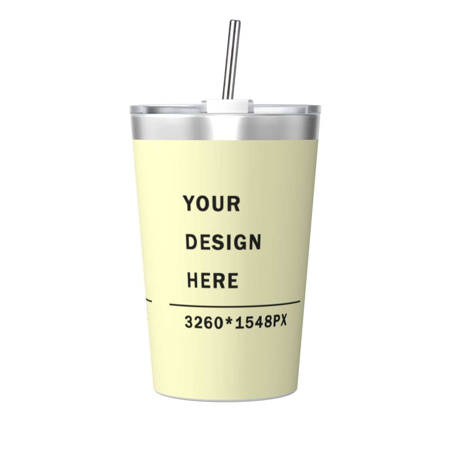 Design your kids' Cup - 12OZ Thermos With Conical Straw