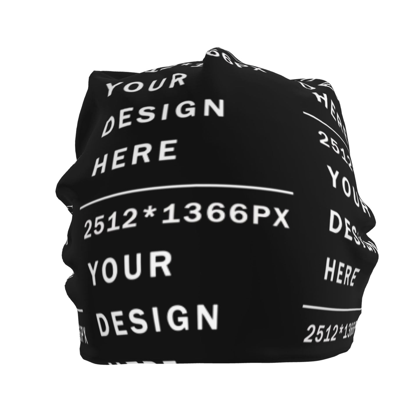 Custom full-printed Loose fit Knitted Beanie