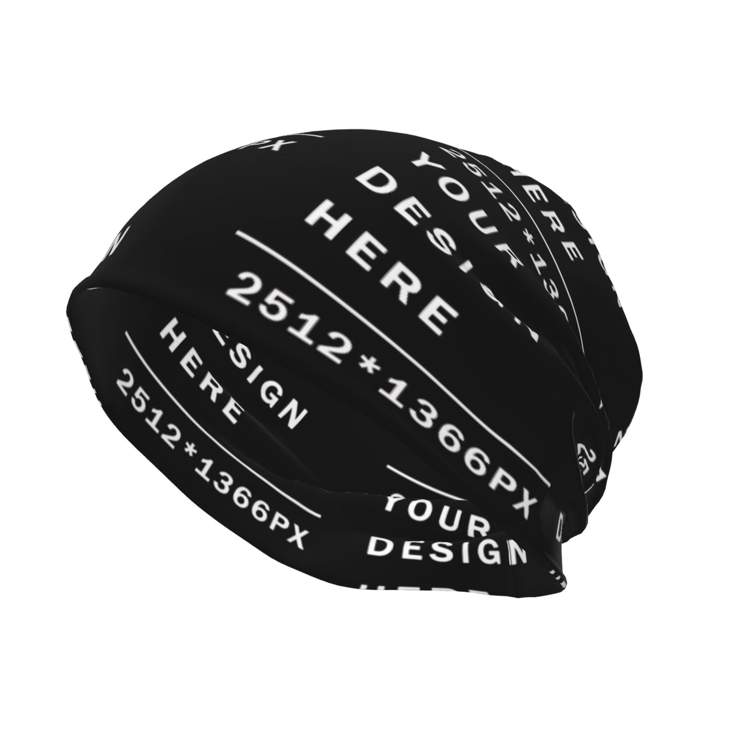 Custom full-printed Loose fit Knitted Beanie