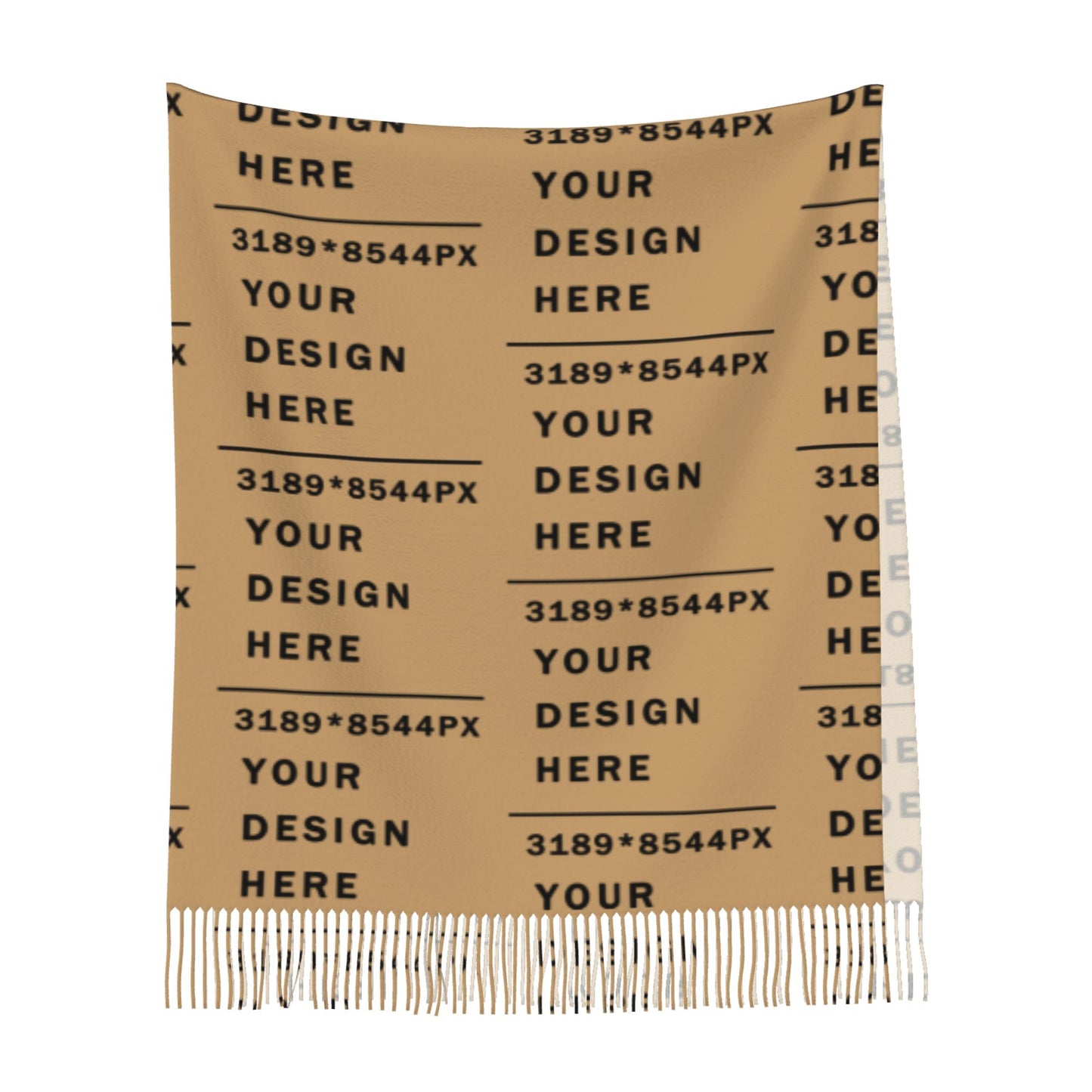 Custom Women's warm Tassel Scarf