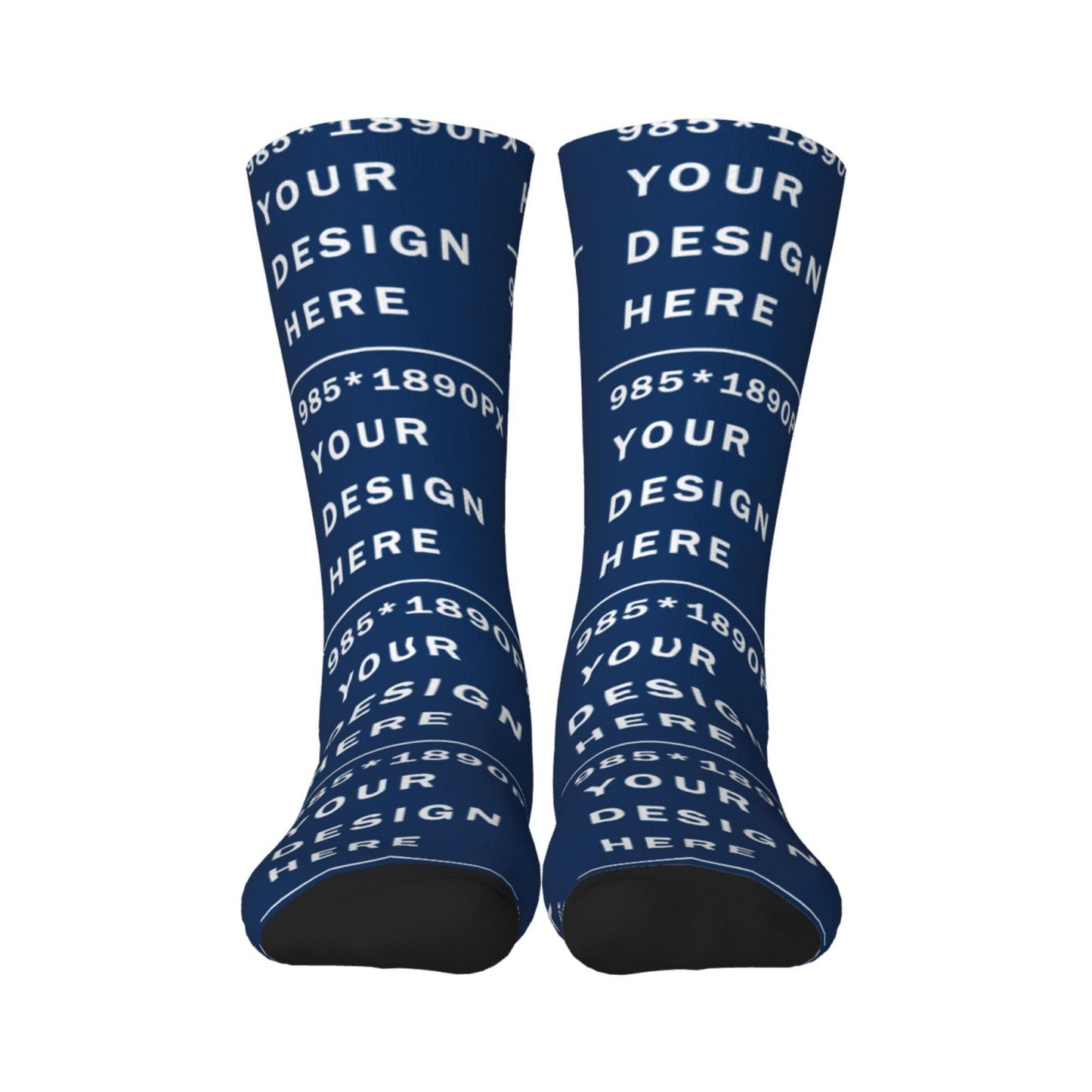 Custom Printed Adult Mid-calf Sock