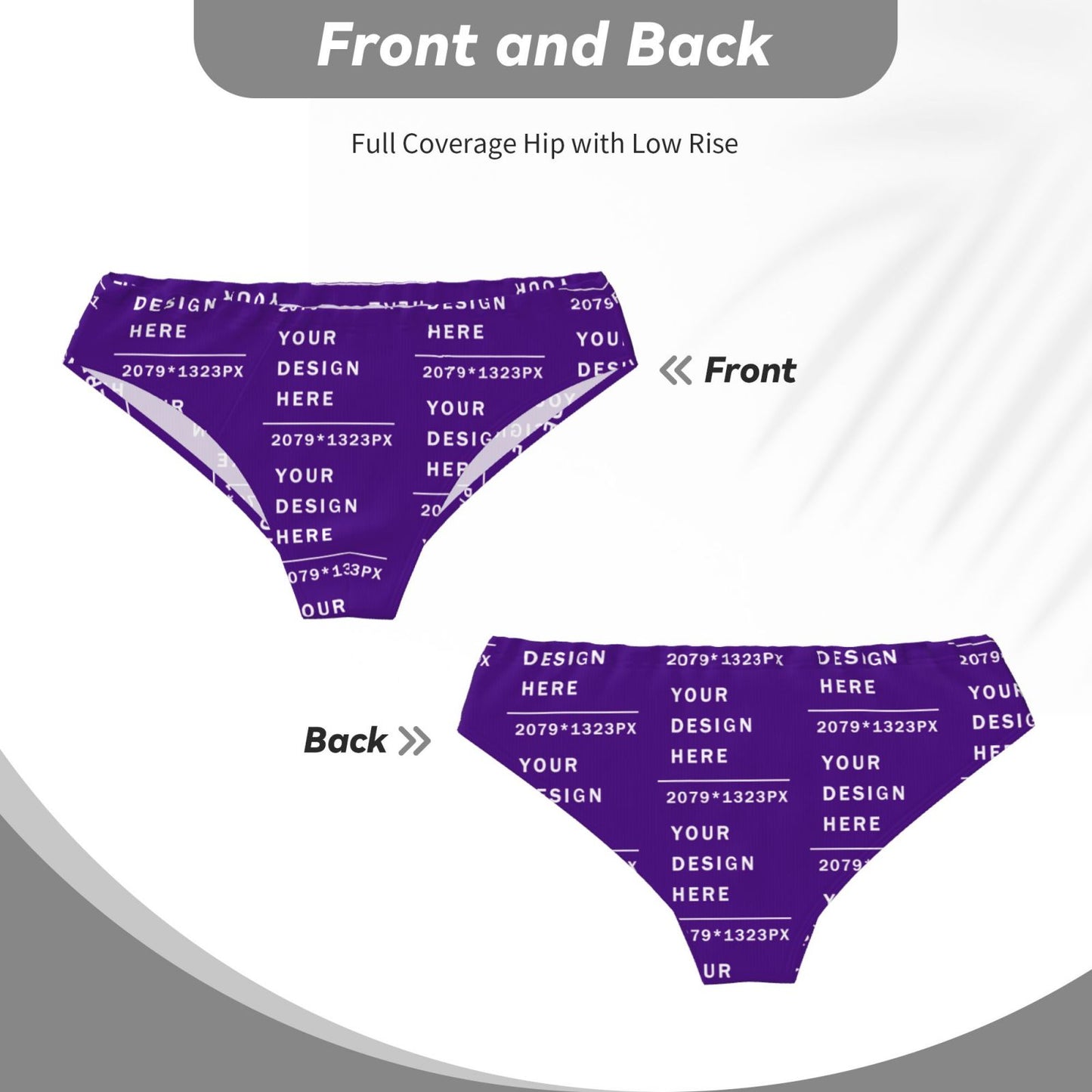 Personalized Men's Triangle Briefs