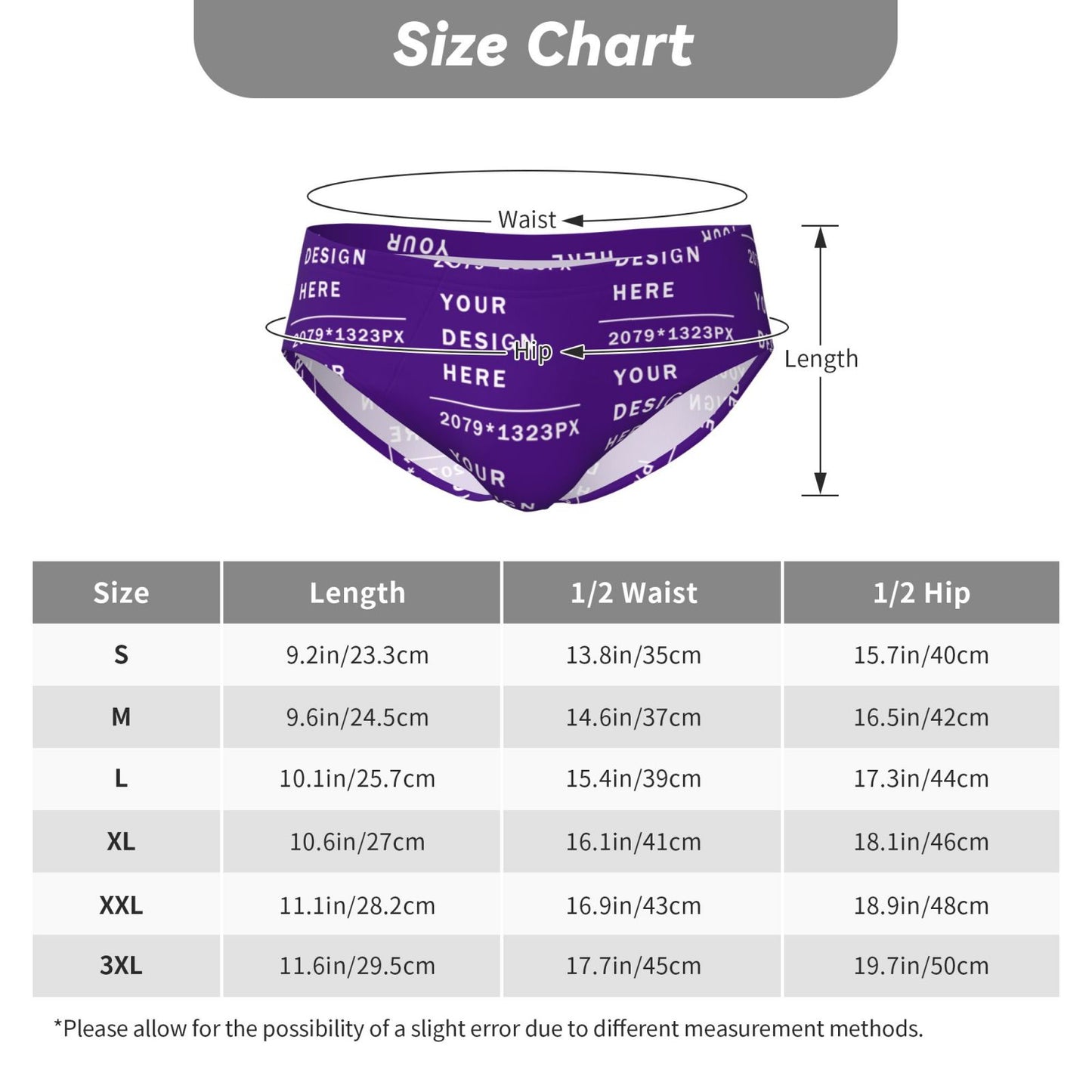 Personalized Men's Triangle Briefs