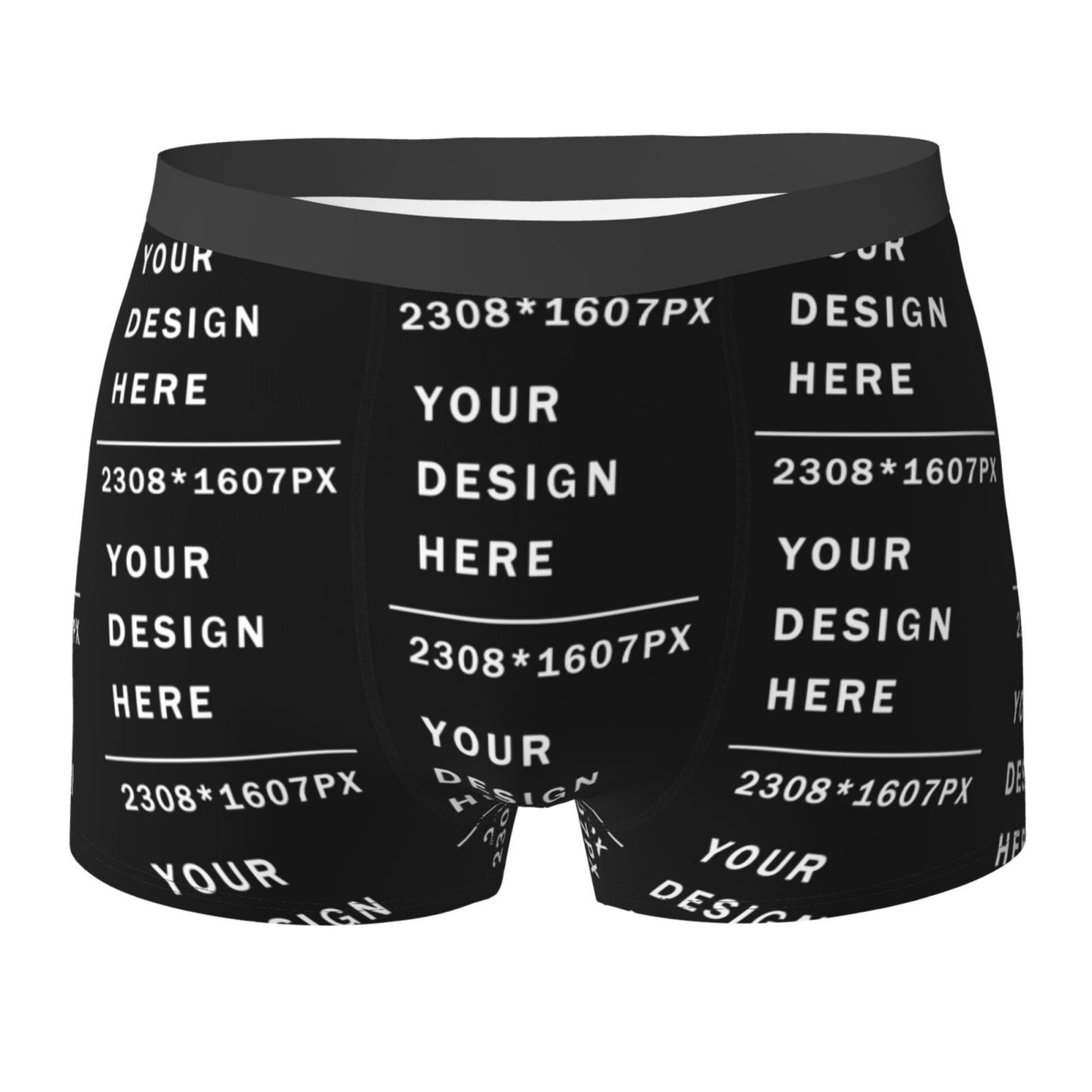 Custom Men's Boxer Briefs (Mutiple-sided printing)