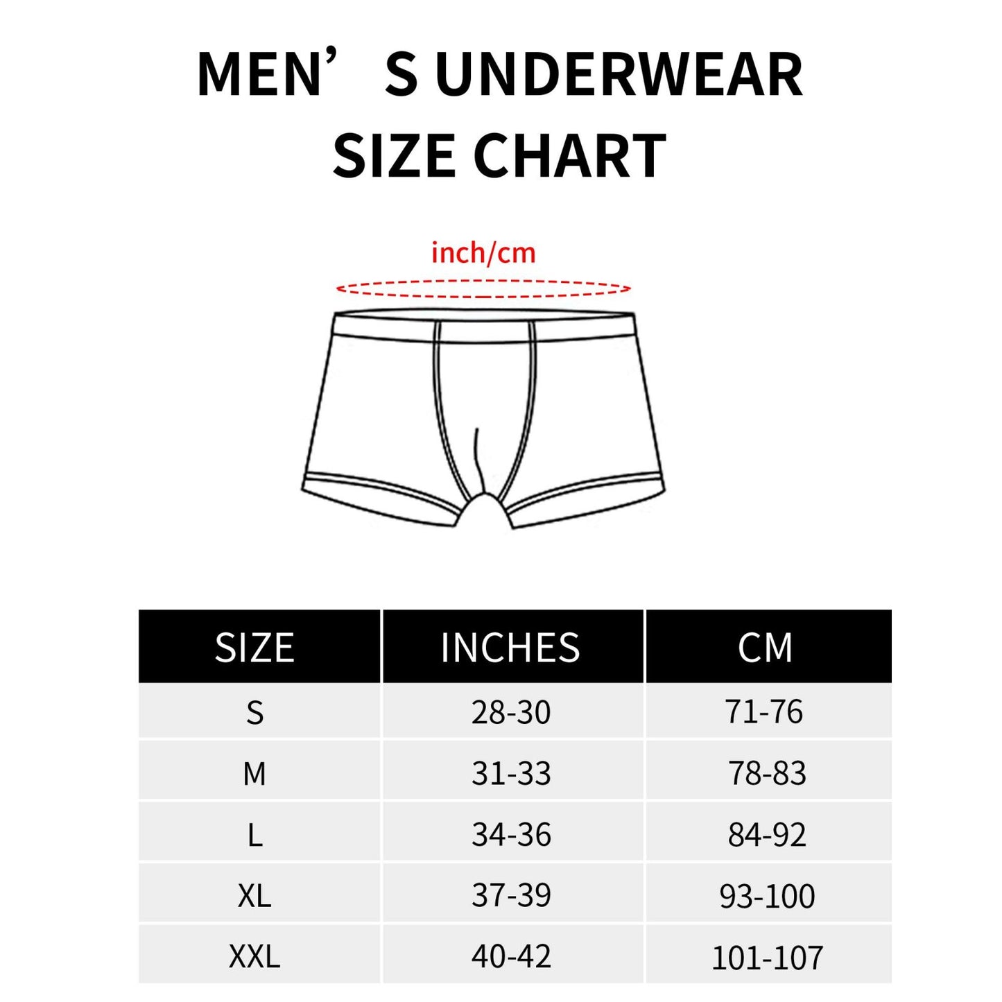 Custom Men's Boxer Briefs (Mutiple-sided printing)