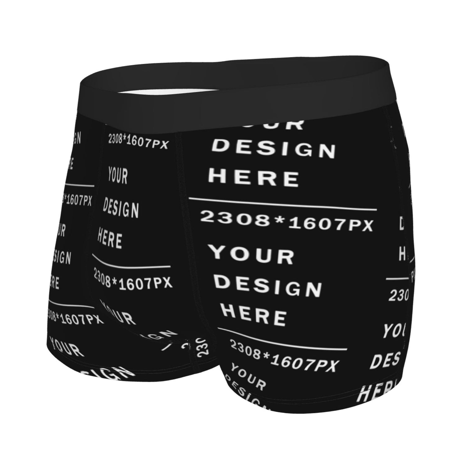 Custom Men's Boxer Briefs (Mutiple-sided printing)