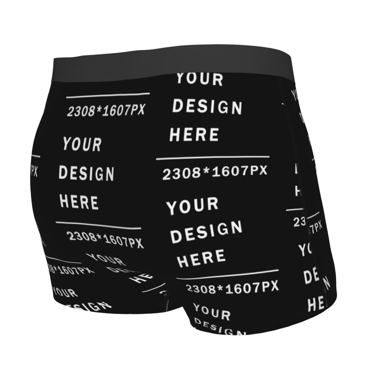 Custom Men's Boxer Briefs (Mutiple-sided printing)