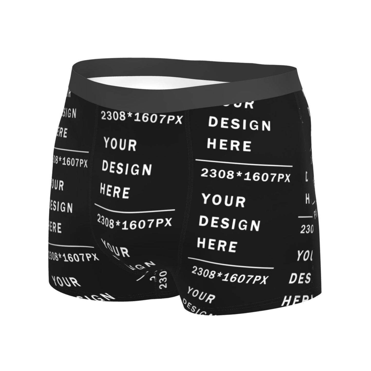 Custom Men's Boxer Briefs (Mutiple-sided printing)