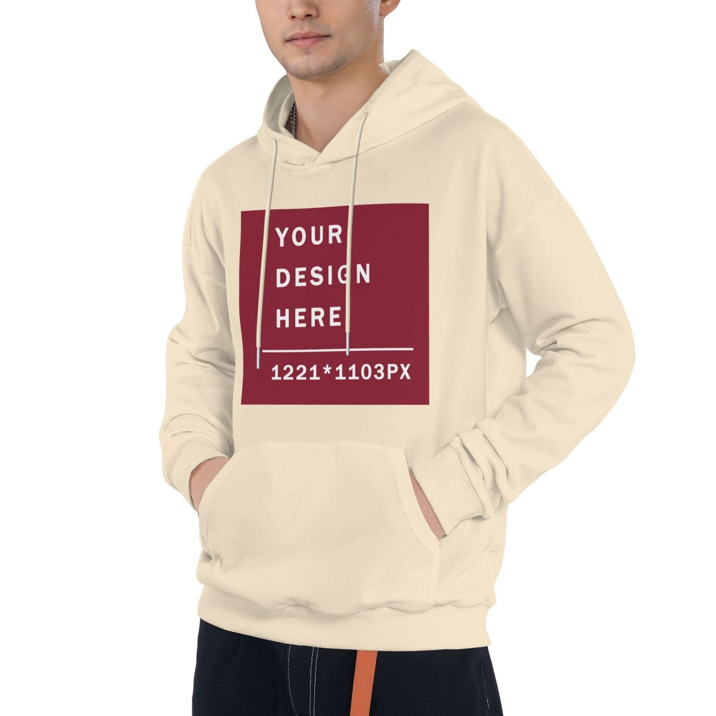 Custom Men's Cotton Hoodie