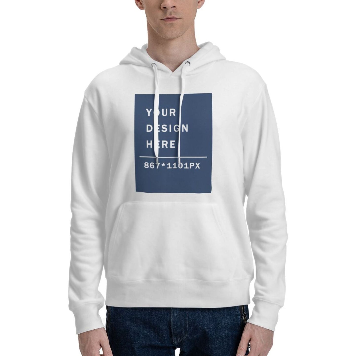 Custom Men's Pure warm Cotton fabic Hoodie