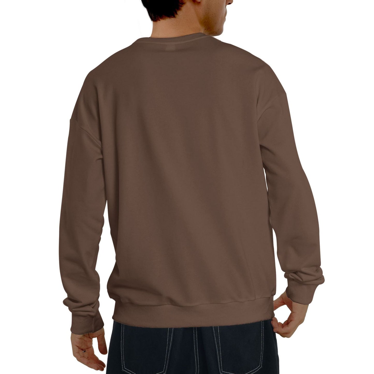 Custom Men's winter fleece Crew-neck Hoodie