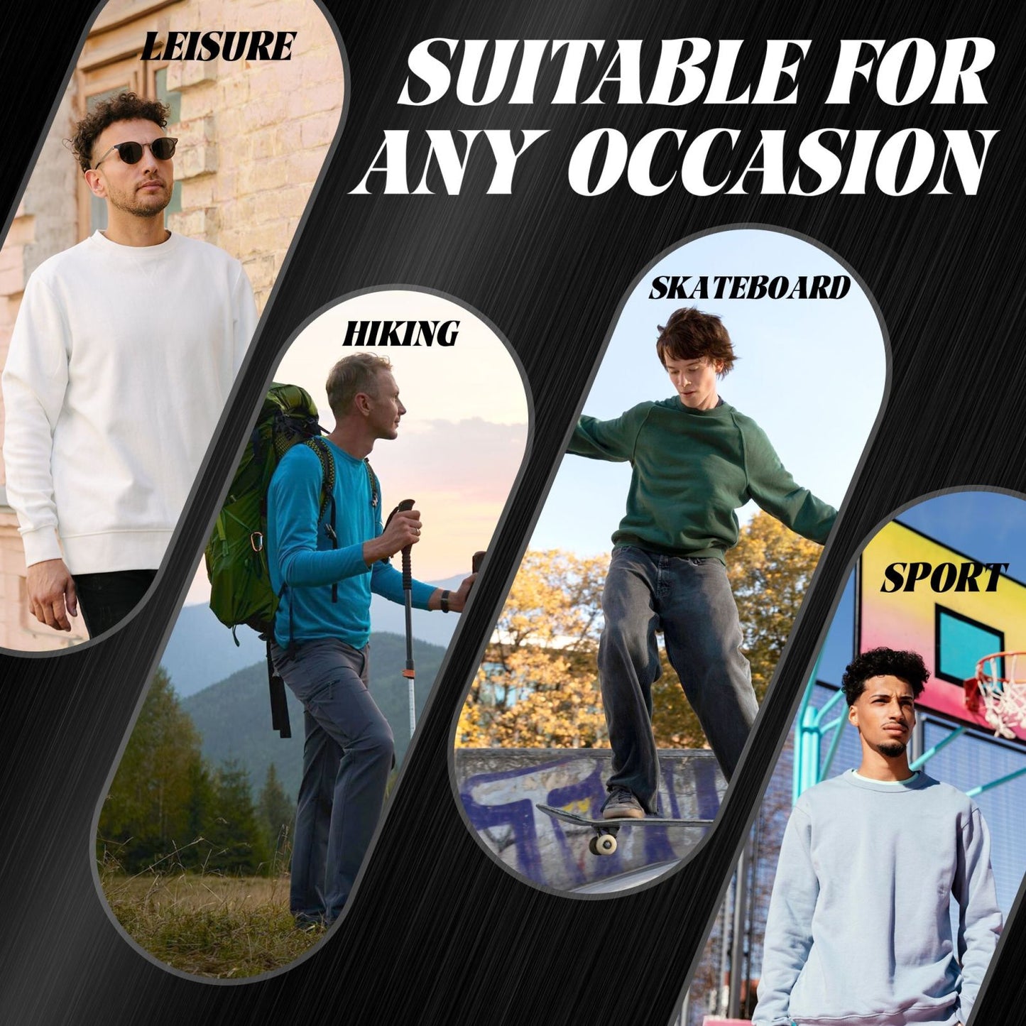 Custom Men's winter fleece Crew-neck Hoodie