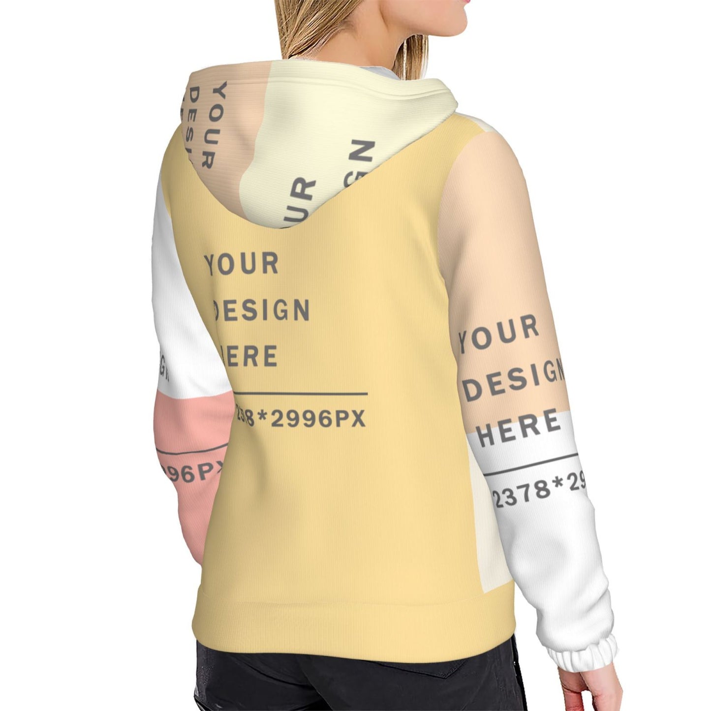 Custom Women's hoodie (Full printed)