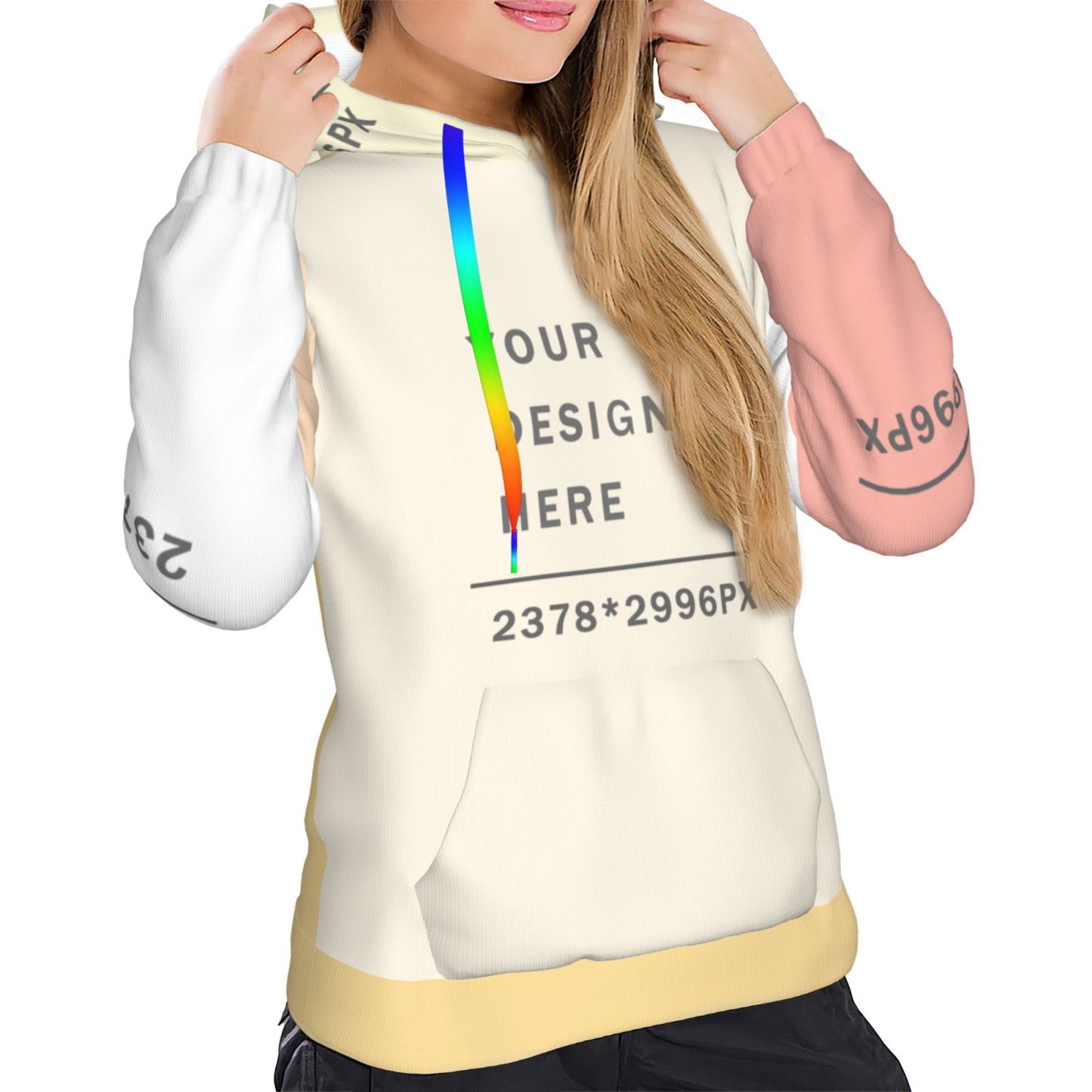 Custom Women's hoodie (Full printed)