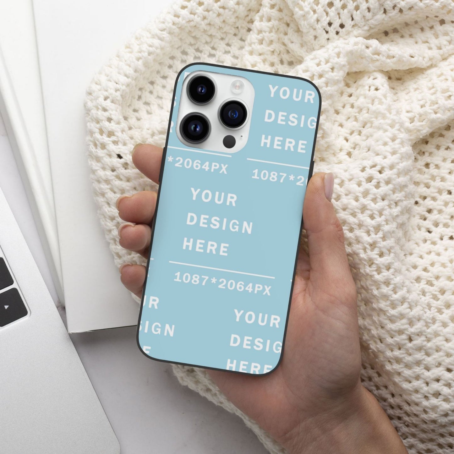 Customized iphone PC case For 14 iPhone (Three cameras)