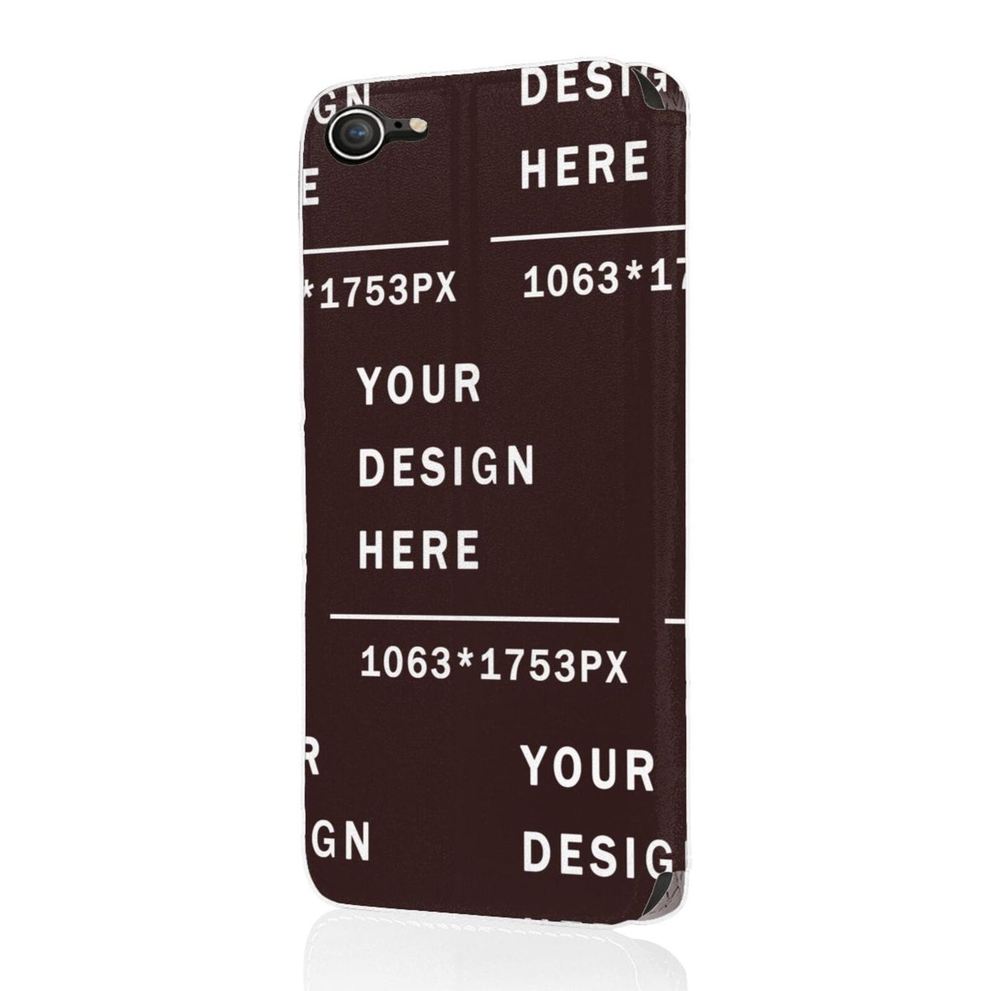 Customized iphone 7/8 Leather Flip case