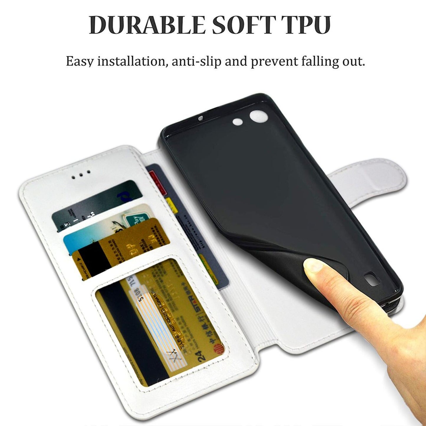 Customized iphone 7/8 Leather Flip case