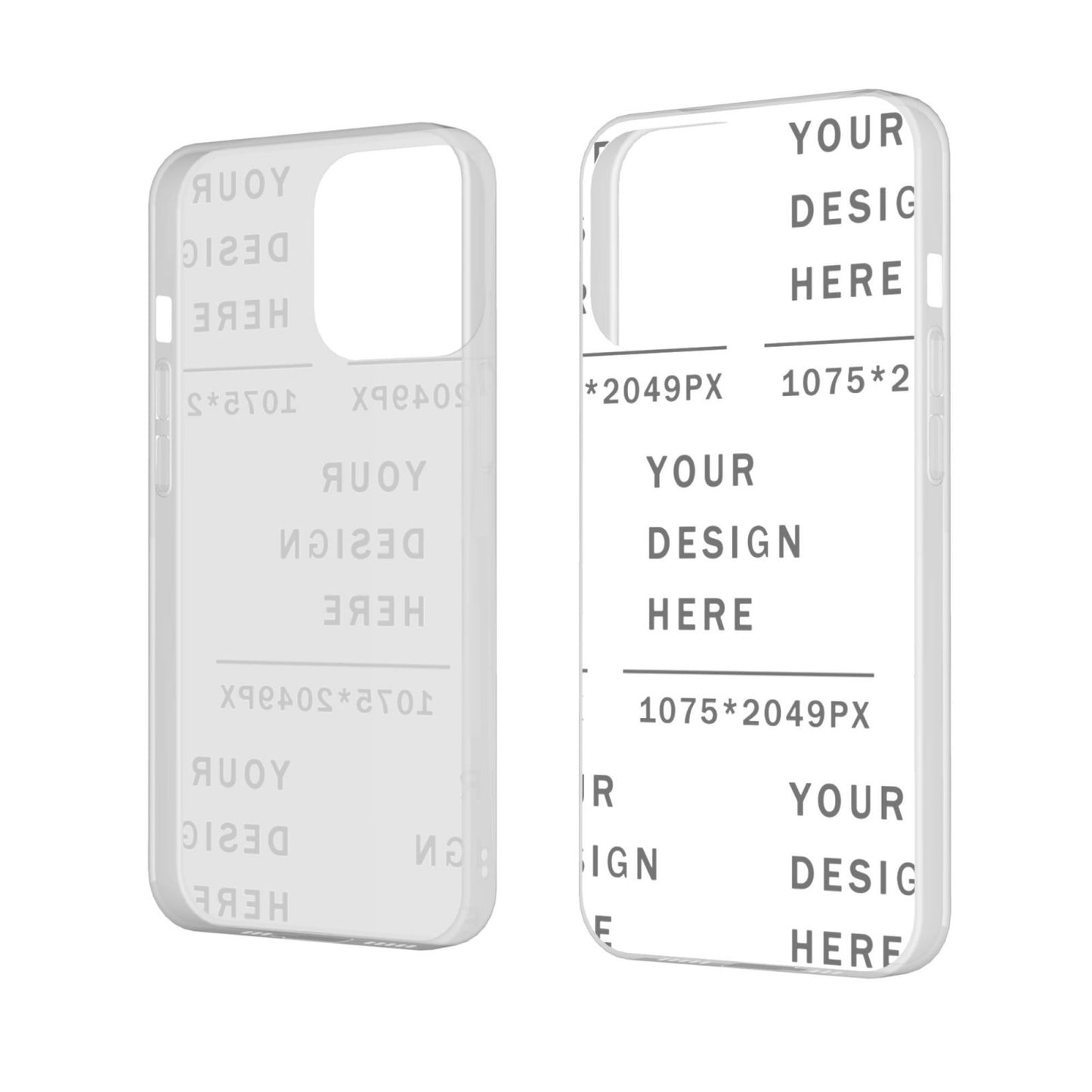 Customized Iphone 14 Transparent Case (Three cameras)