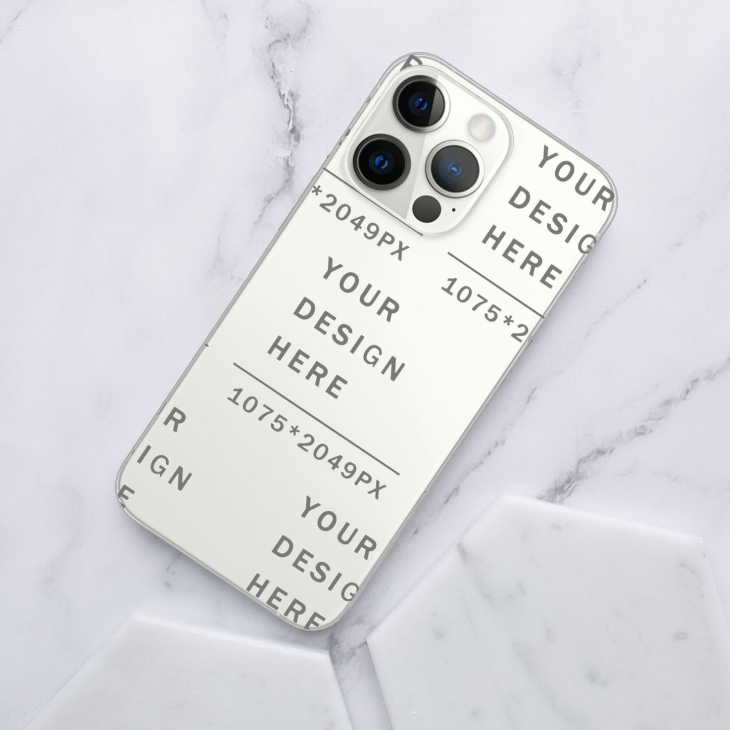 Customized Iphone 14 Transparent Case (Three cameras)
