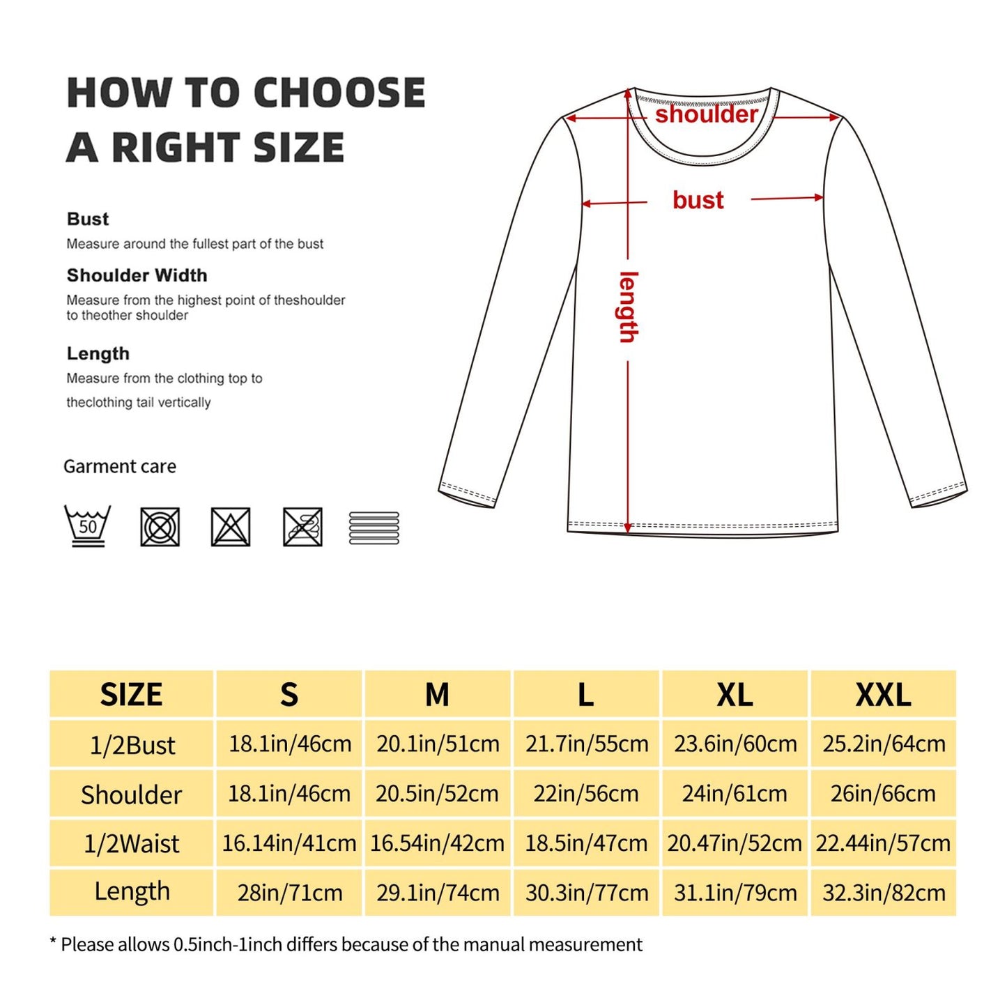 Custom Men's Cotton Crew Neck Long-Sleeved T-Shirt (DTG)