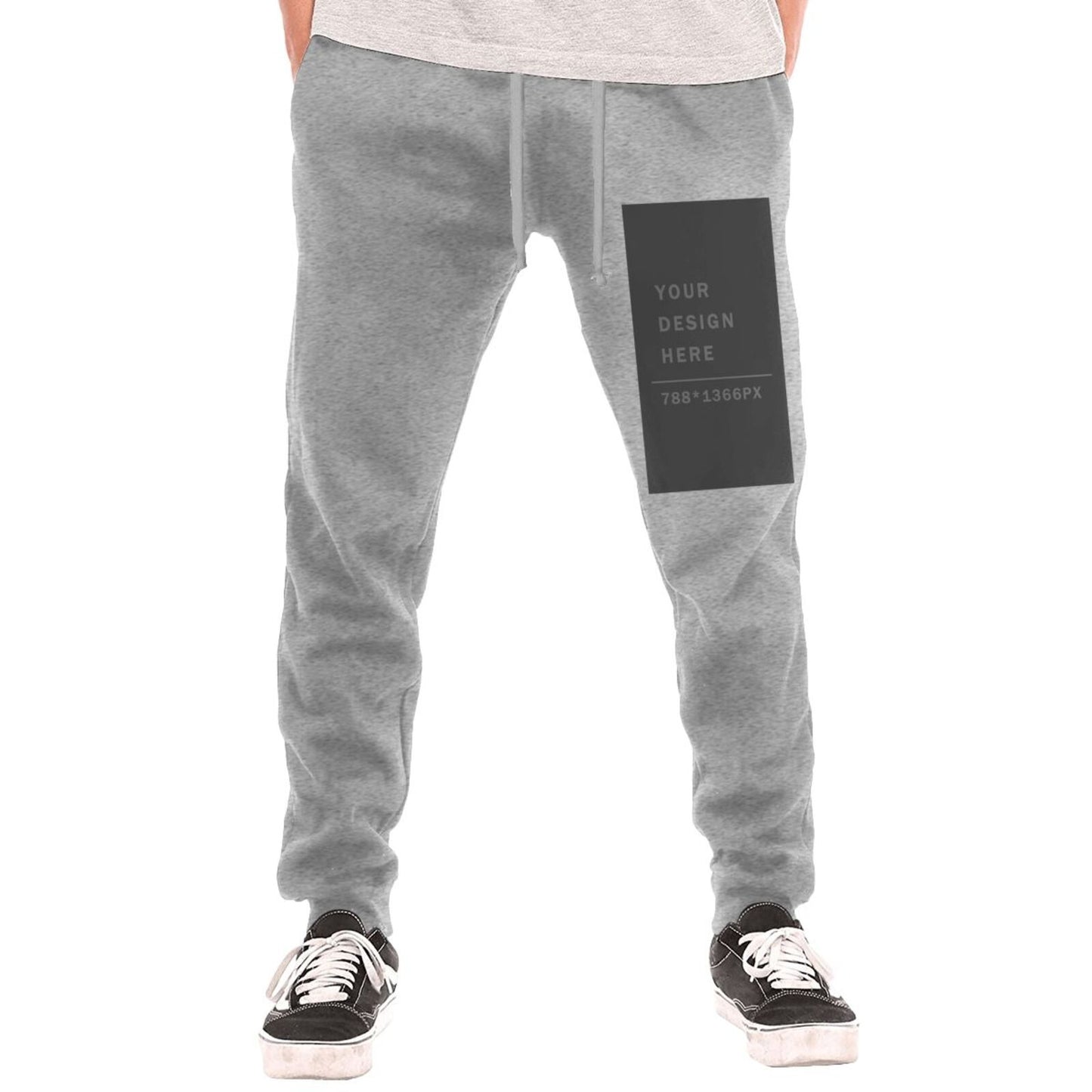 Custom Men's Cotton long pants with Logo