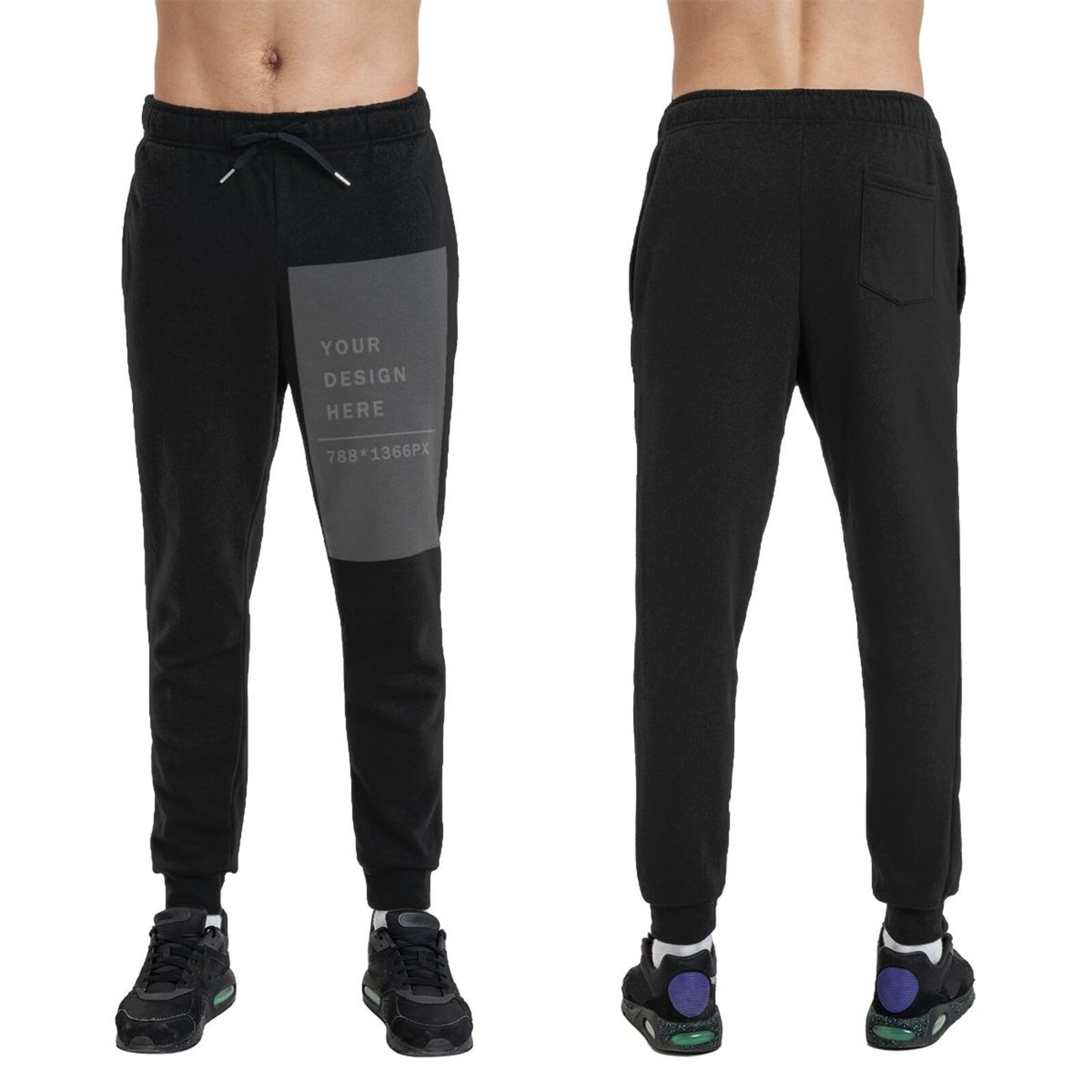 Custom Men's Cotton long pants with Logo