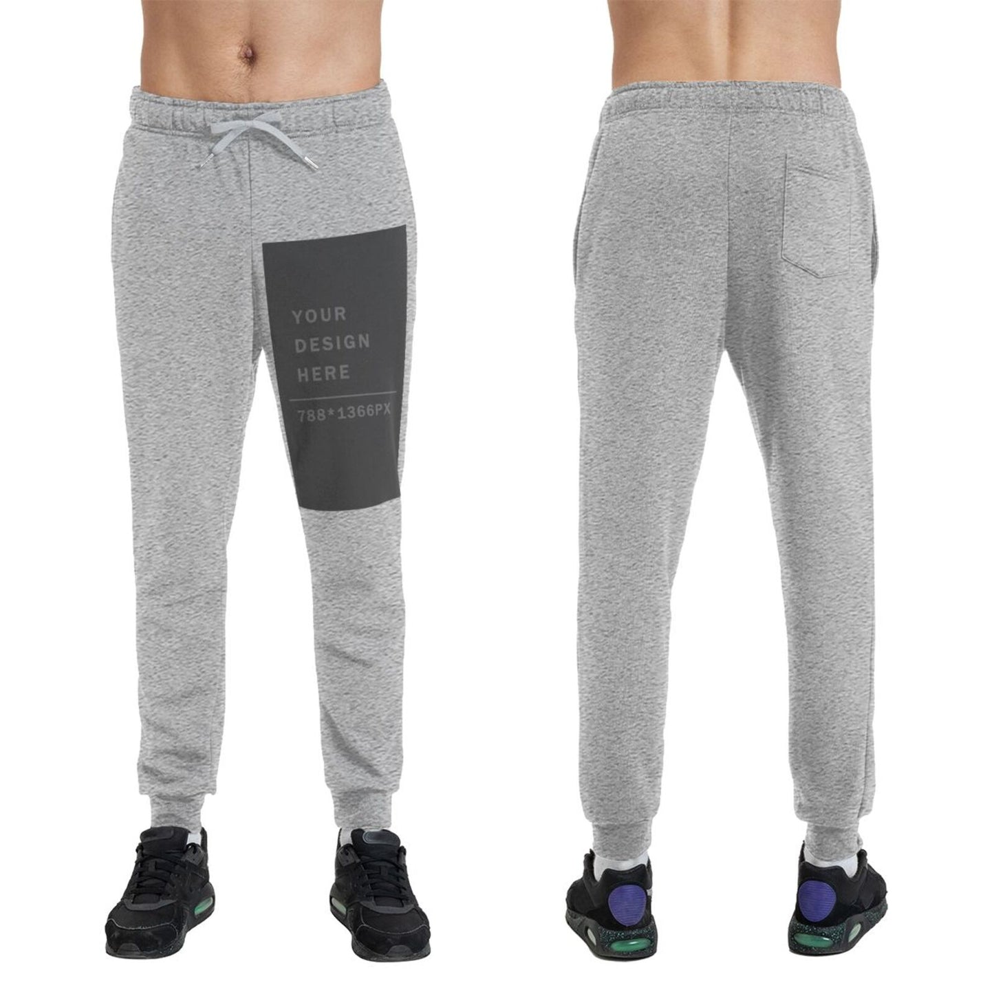 Custom Men's Cotton long pants with Logo