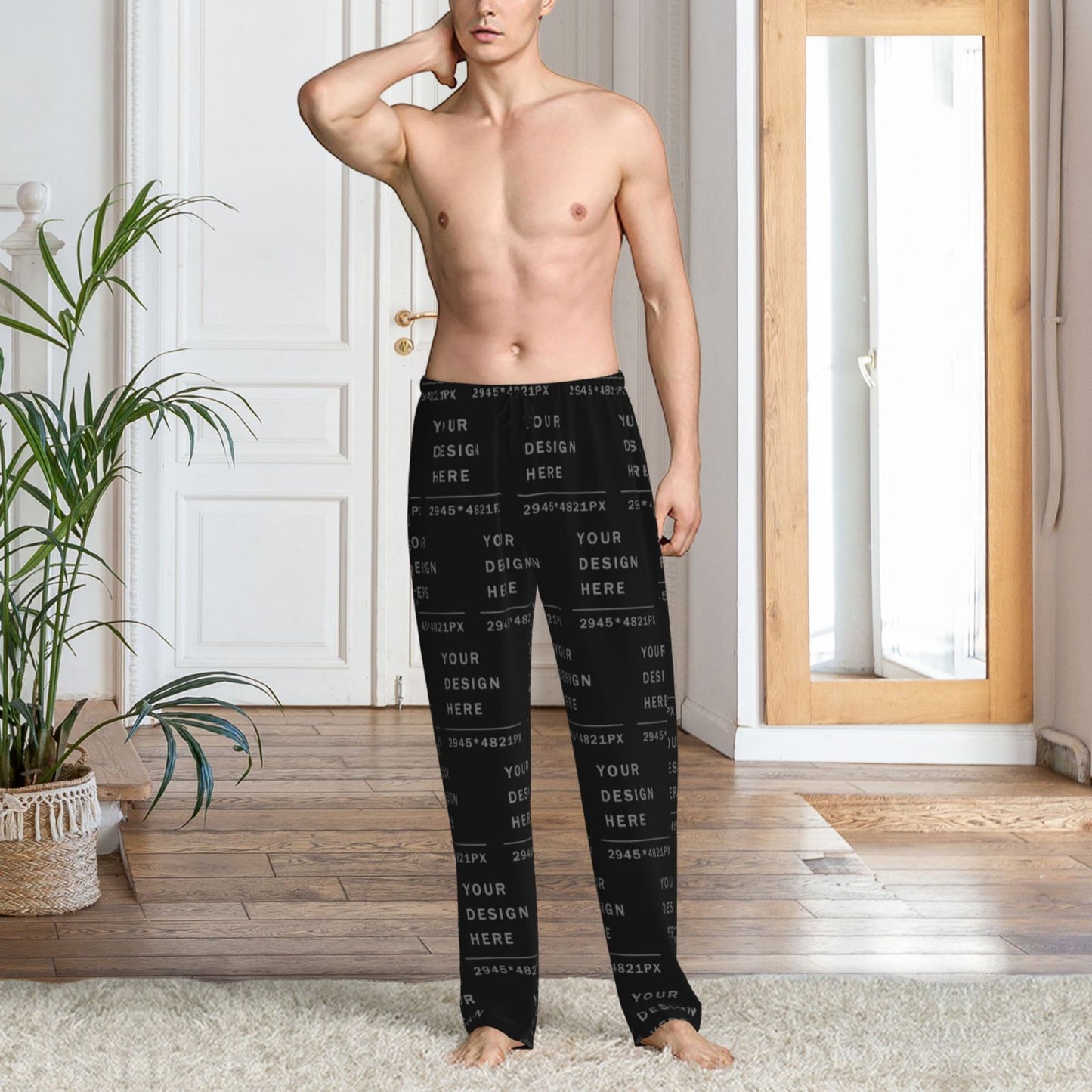 Custom Men's Pajama Pan (full printed)