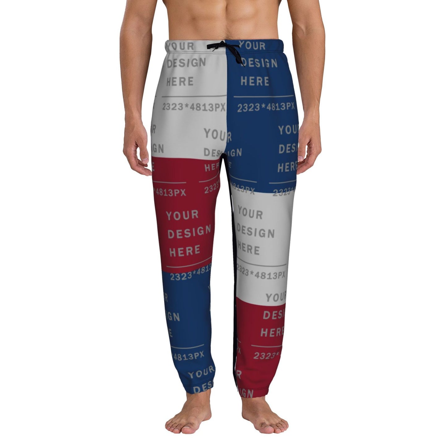Custom Men's Color-blocked sweatpants