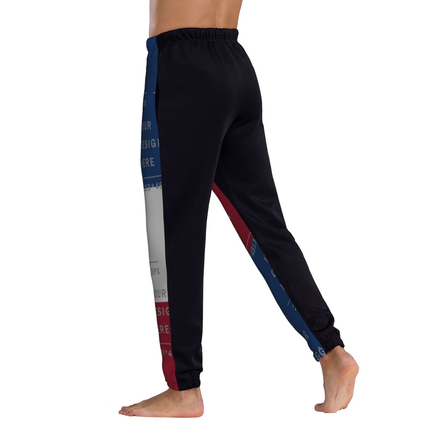Custom Men's Color-blocked sweatpants