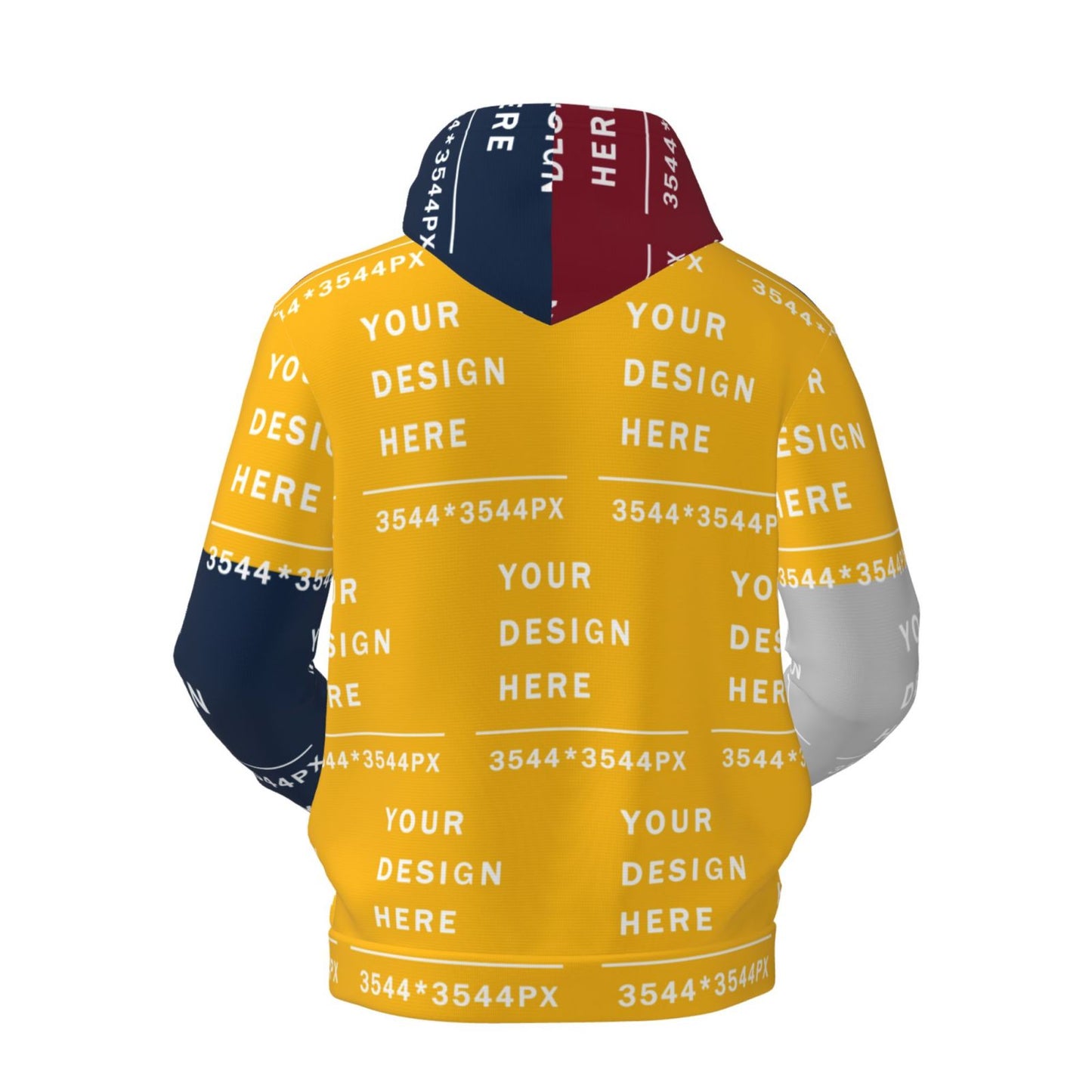 Custom Men's Soft Fleece hoodie (Full printed)