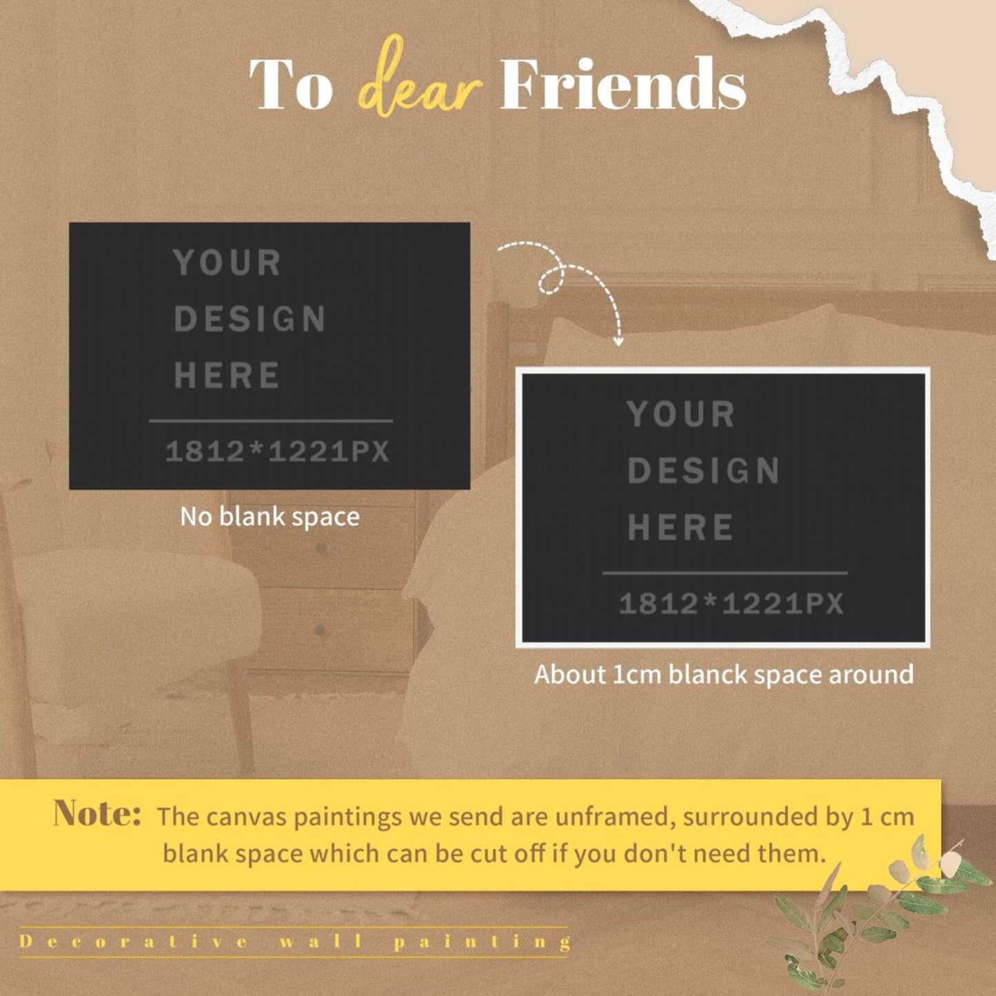Canvas Decorated Poster 3:2 —POD
