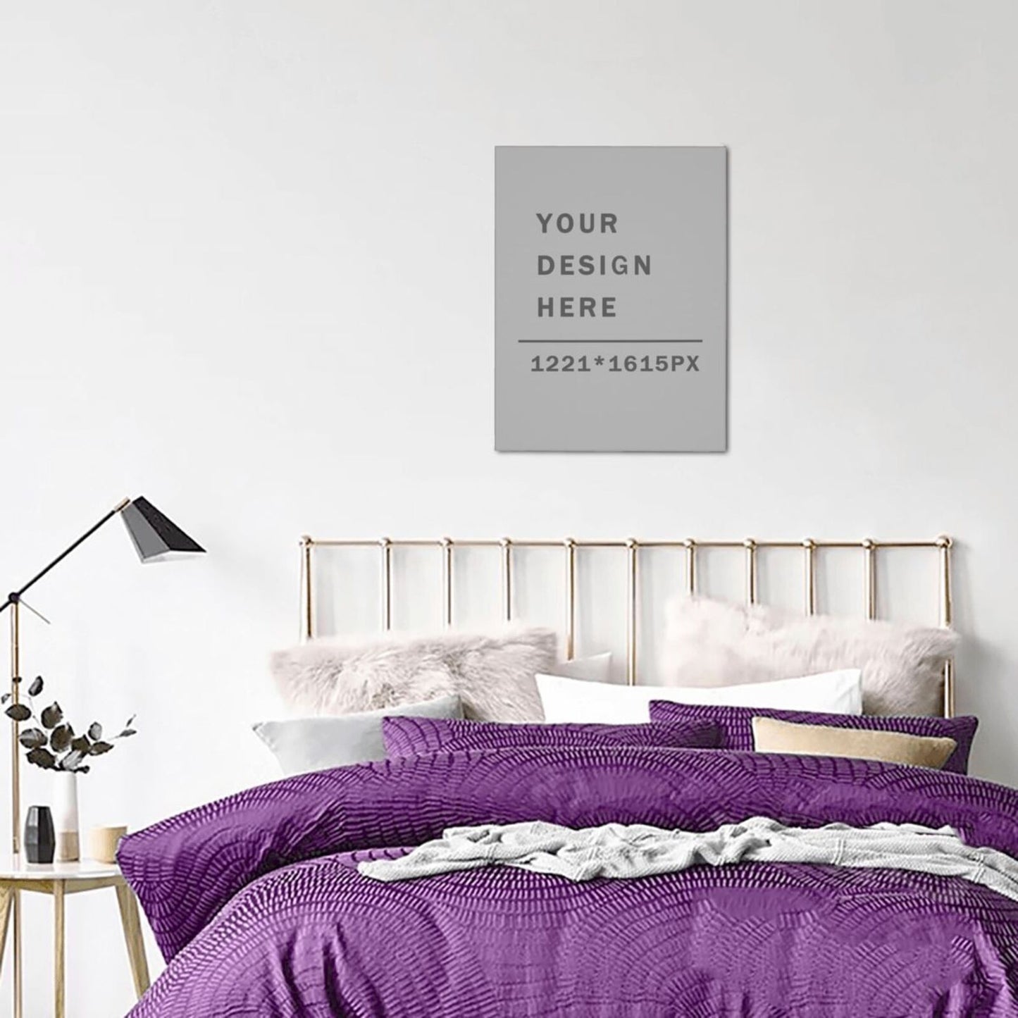 Canvas Decoration Pictures 12"x16" (with wood frame) -POD