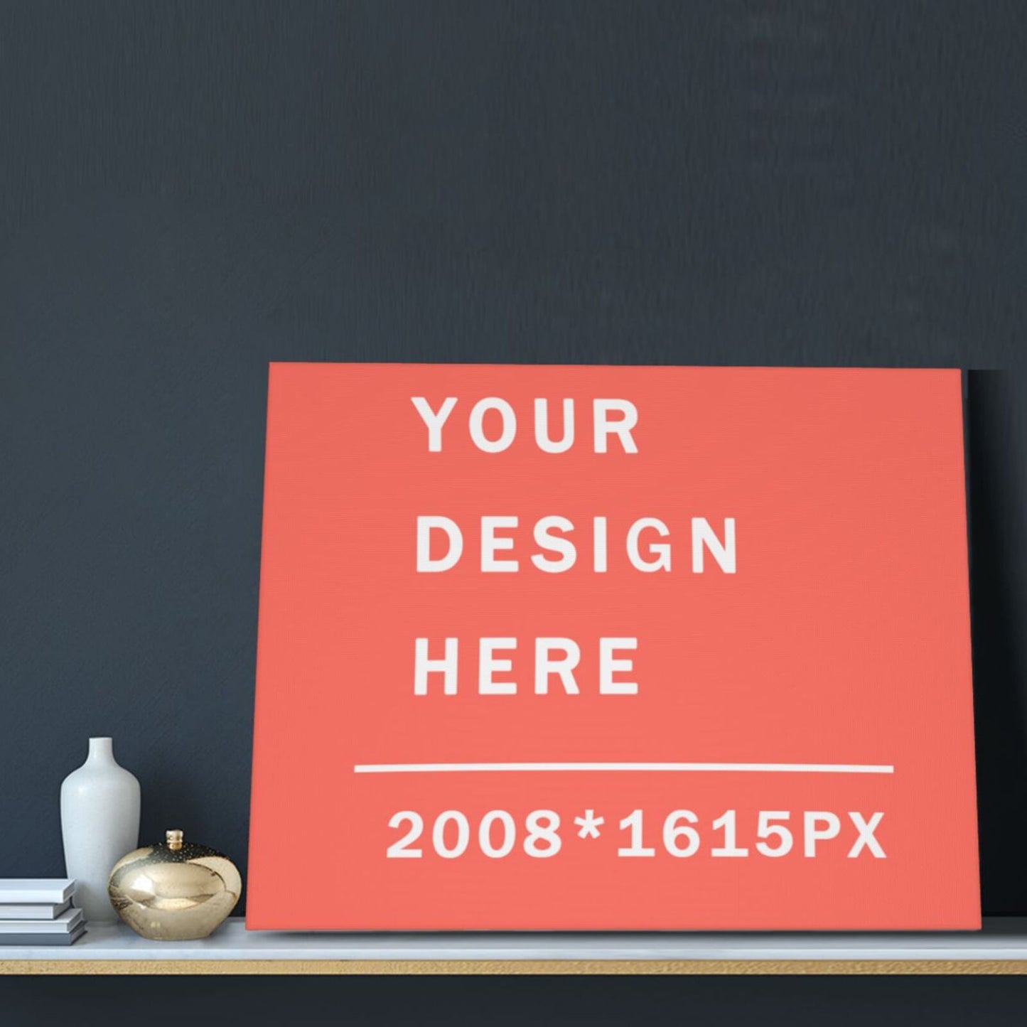 Canvas Decoration Pictures 5:4 (with wood frame) -POD
