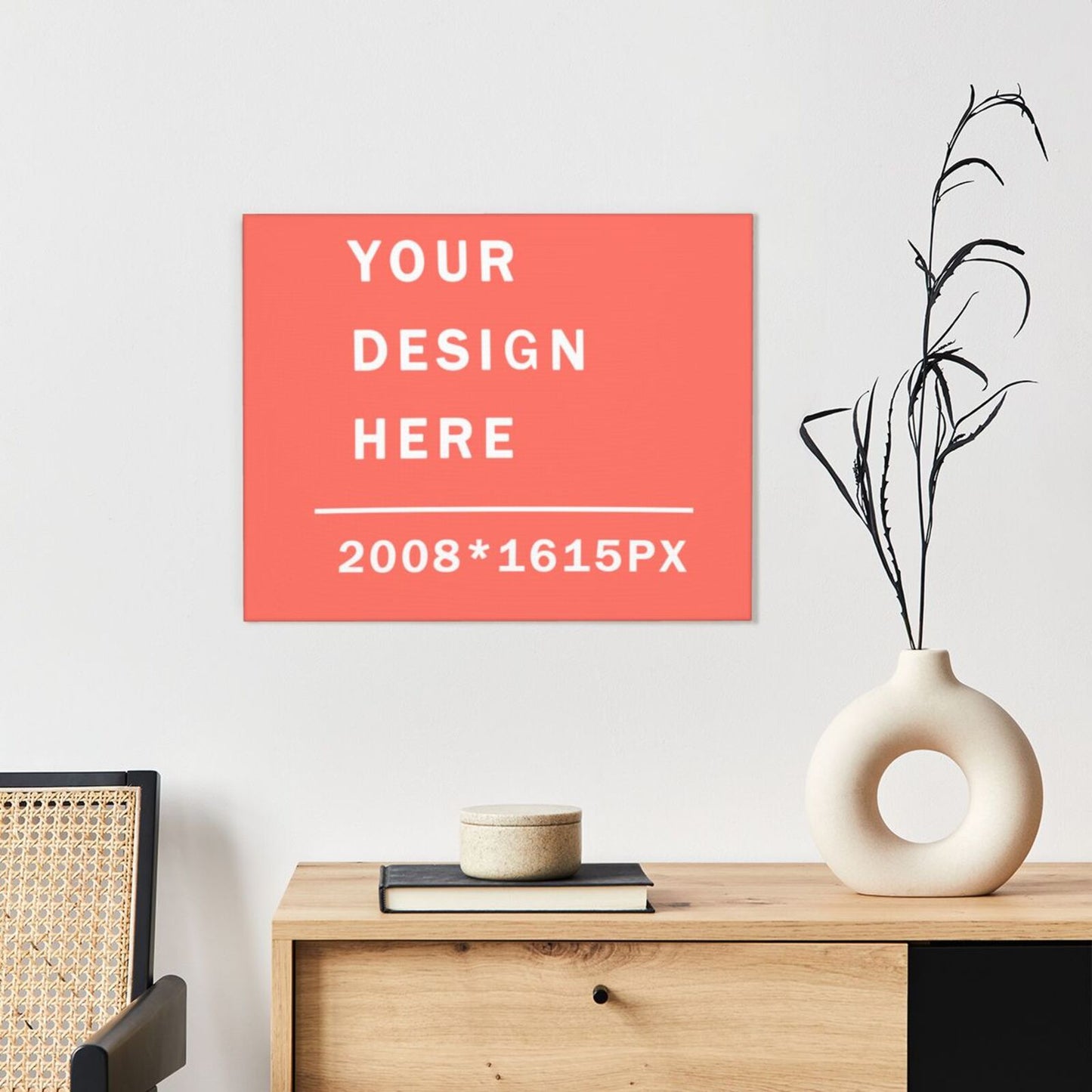 Canvas Decoration Pictures 5:4 (with wood frame) -POD