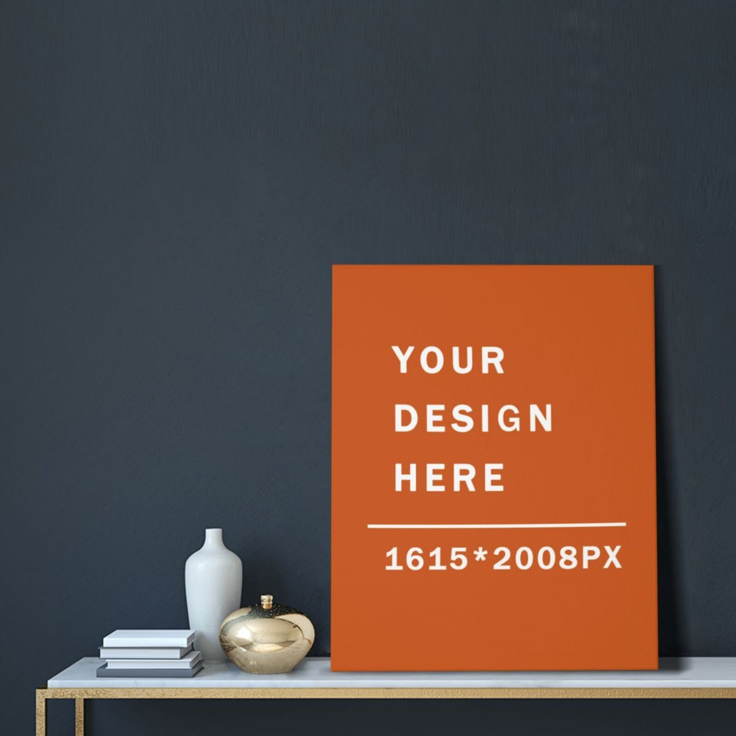 Canvas Decoration Picture 4:5 (with wood frame) -POD