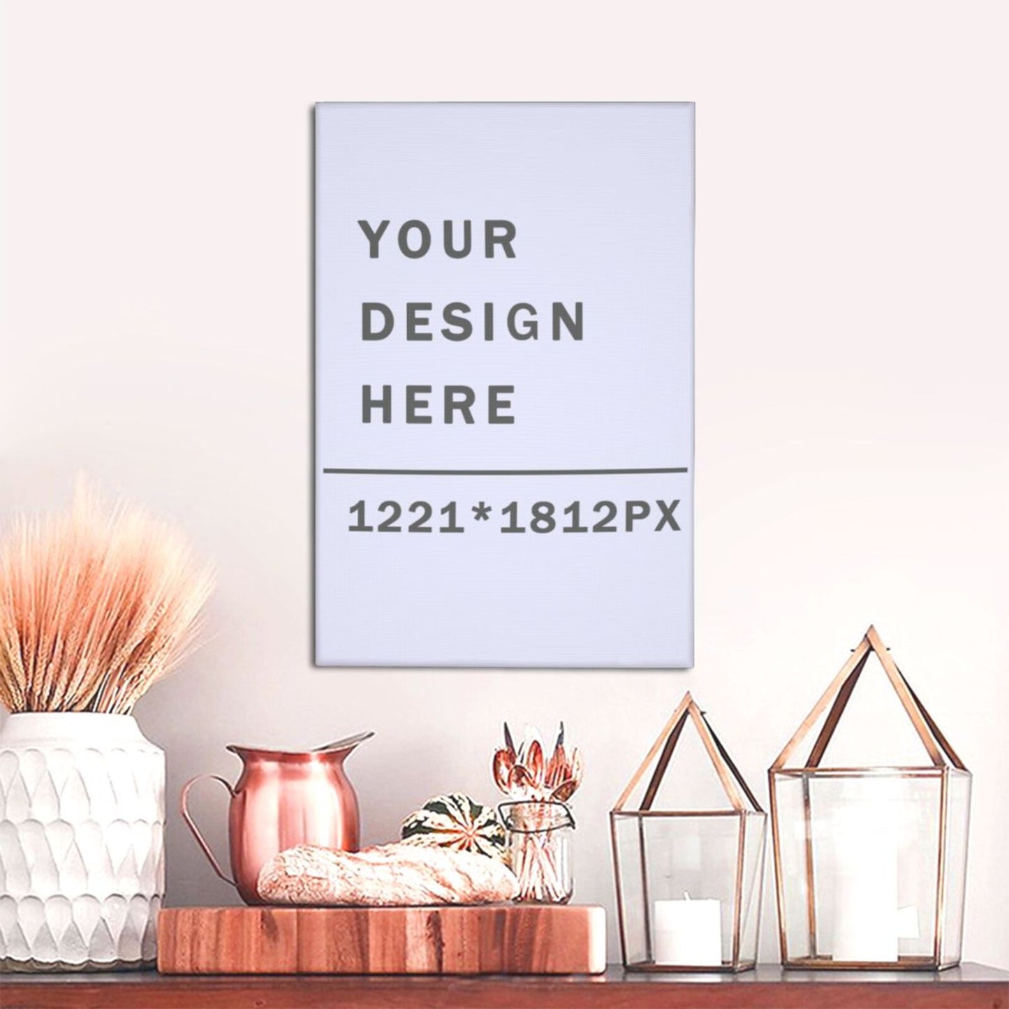 Canvas Decoration Pictures 2:3 (with wood frame) -POD