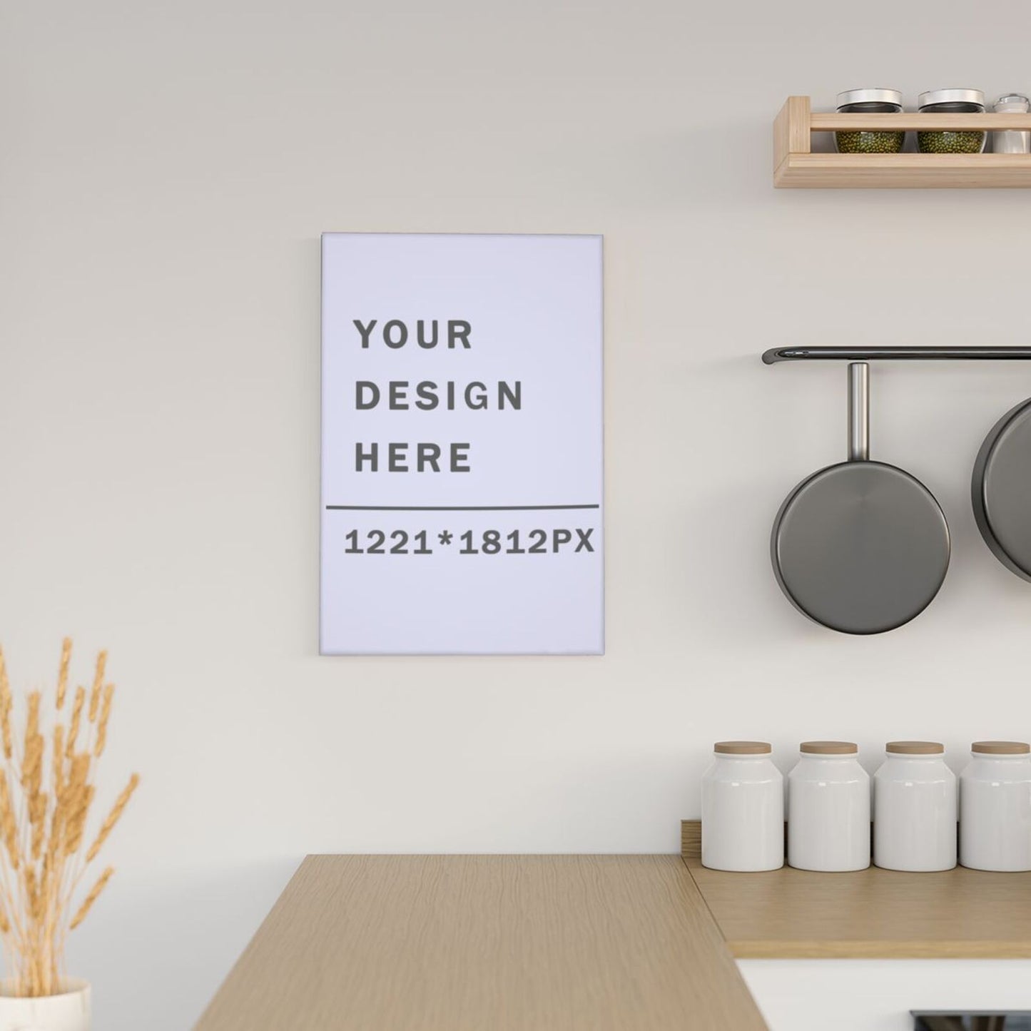 Canvas Decoration Pictures 2:3 (with wood frame) -POD