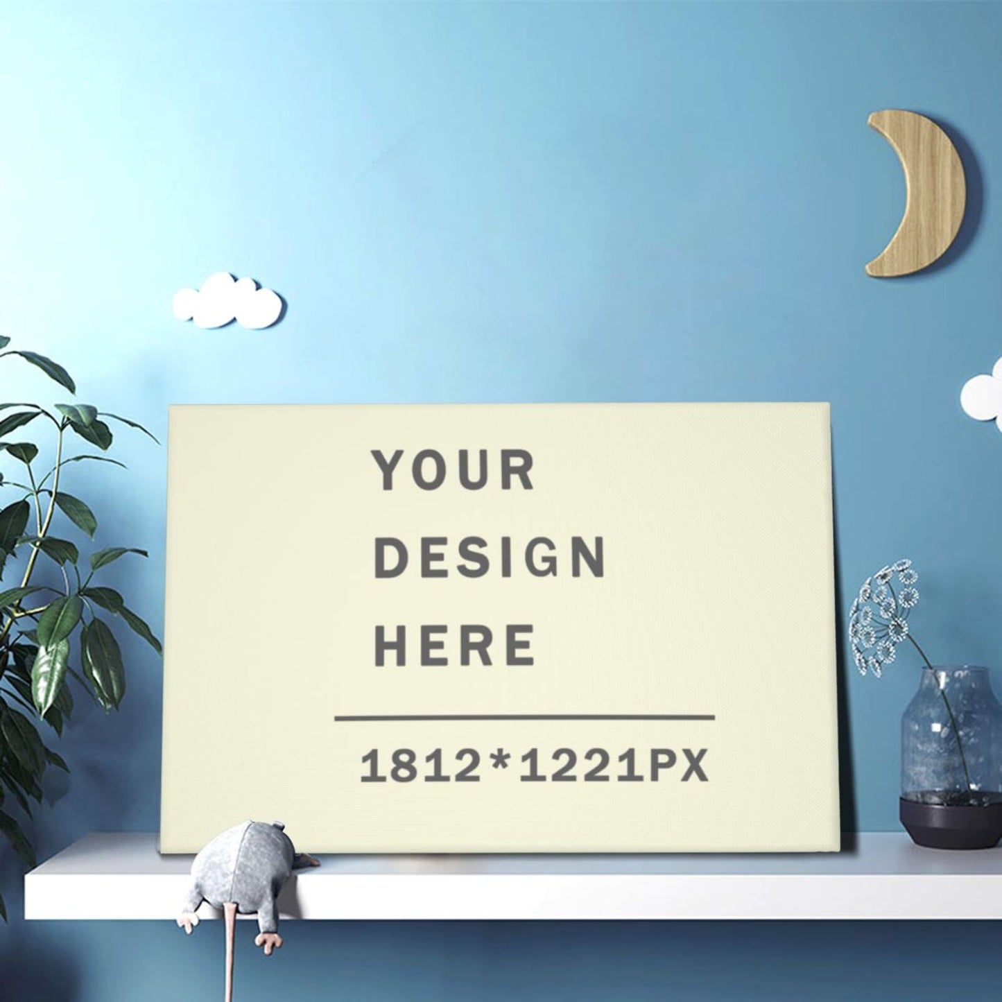 Canvas Decoration Pictures 3:2 (with wood frame) -POD