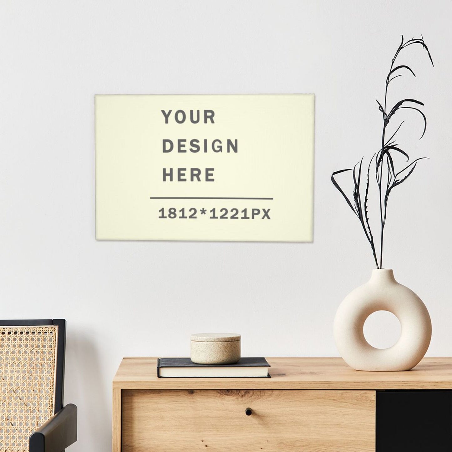 Canvas Decoration Pictures 3:2 (with wood frame) -POD