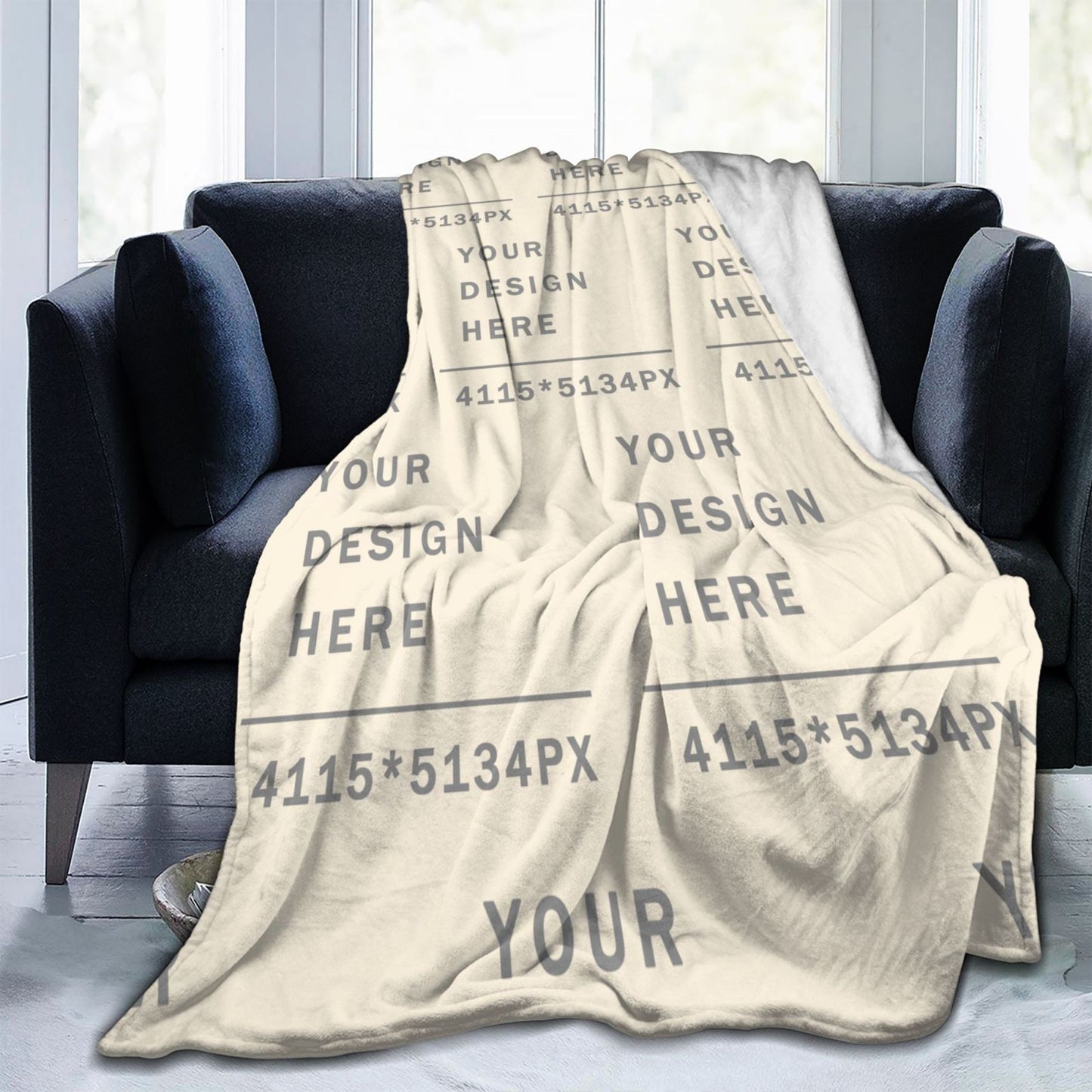 Custom Ultra-Soft Micro Fleece Blanket (vertical styles)-POD