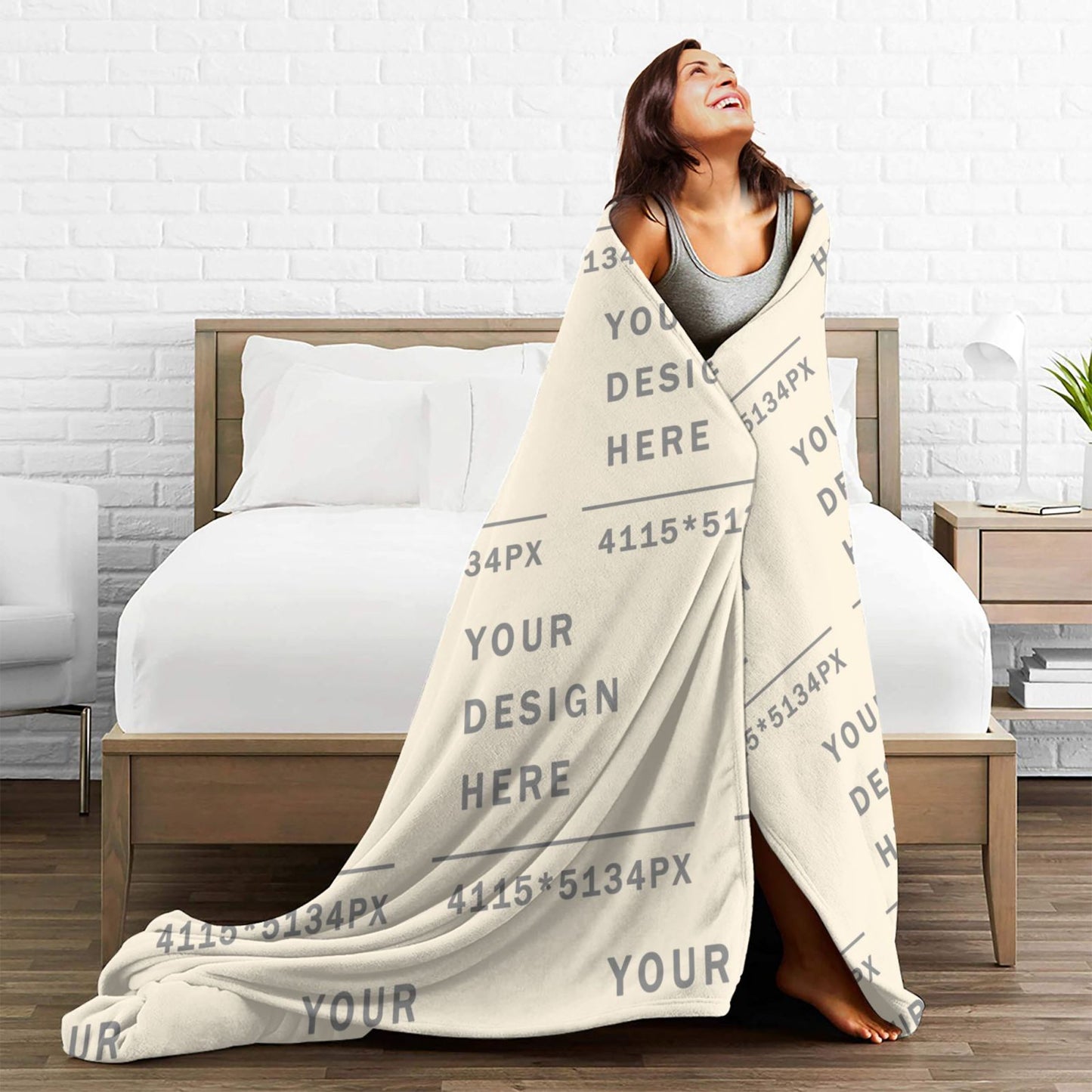 Custom Ultra-Soft Micro Fleece Blanket (vertical styles)-POD