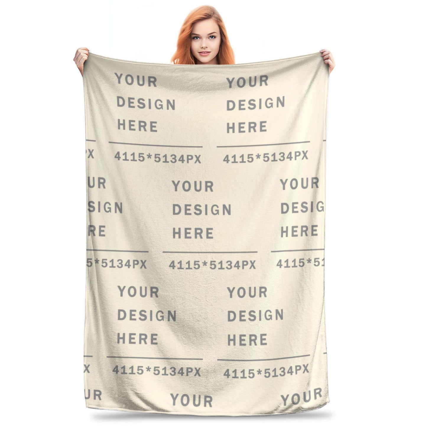 Custom Ultra-Soft Micro Fleece Blanket (vertical styles)-POD