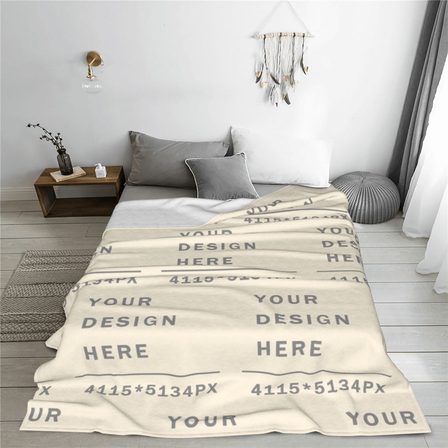 Custom Ultra-Soft Micro Fleece Blanket (vertical styles)-POD