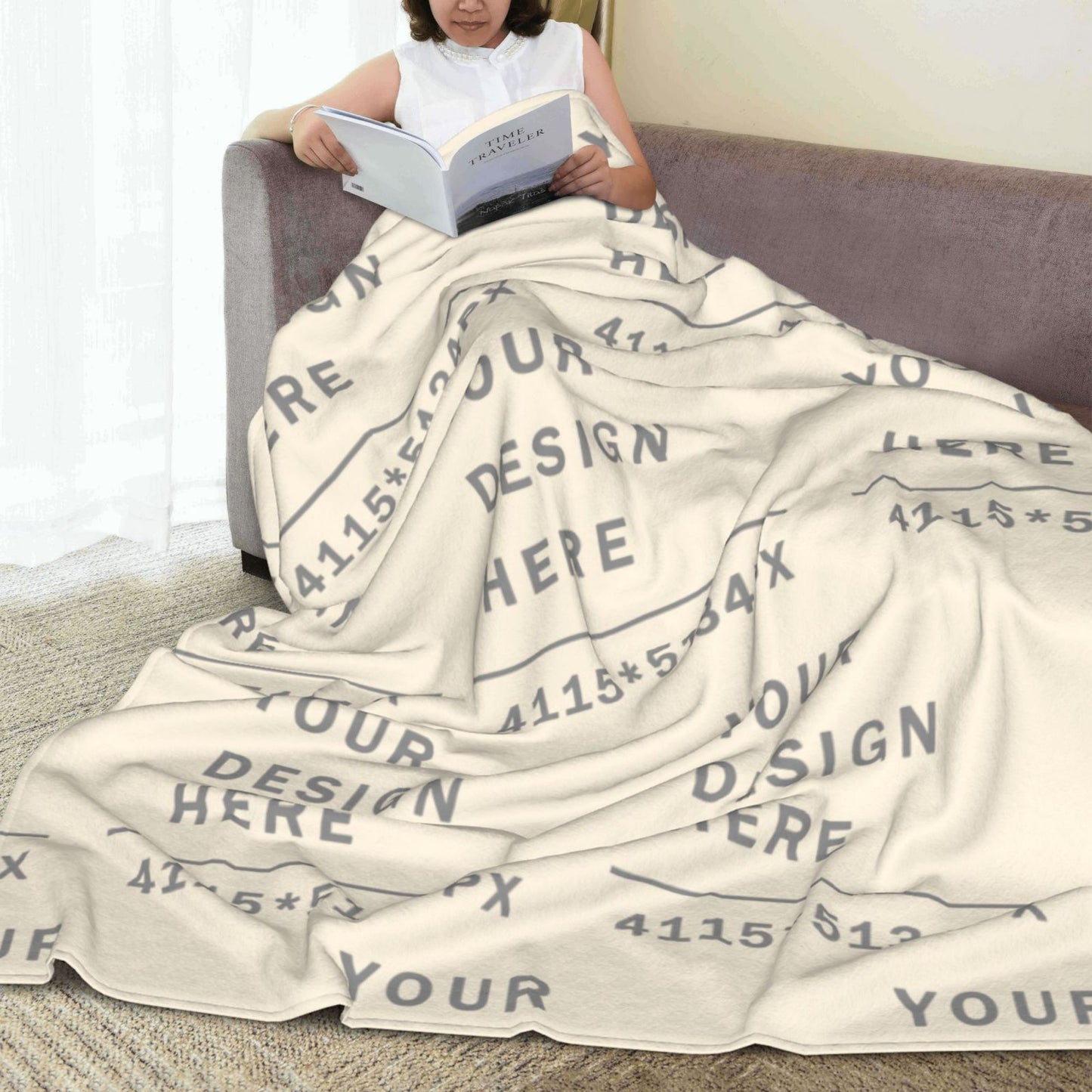 Custom Ultra-Soft Micro Fleece Blanket (vertical styles)-POD