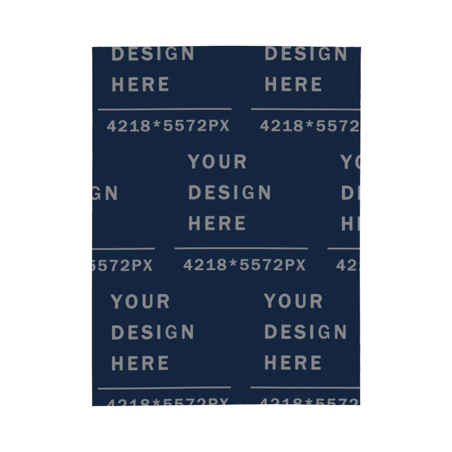 Custom 320g Thick Flannel Blanket(vertical styles)-POD